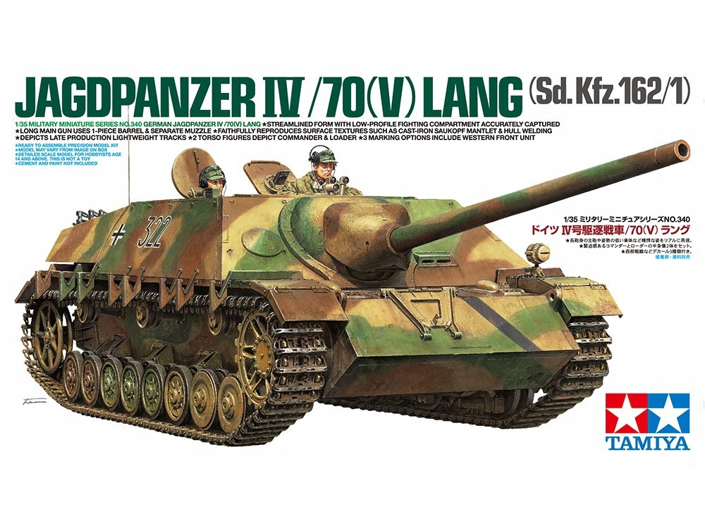 1/35 Německý Jagdpanzer IV/70V Lang Tamiya 35340
