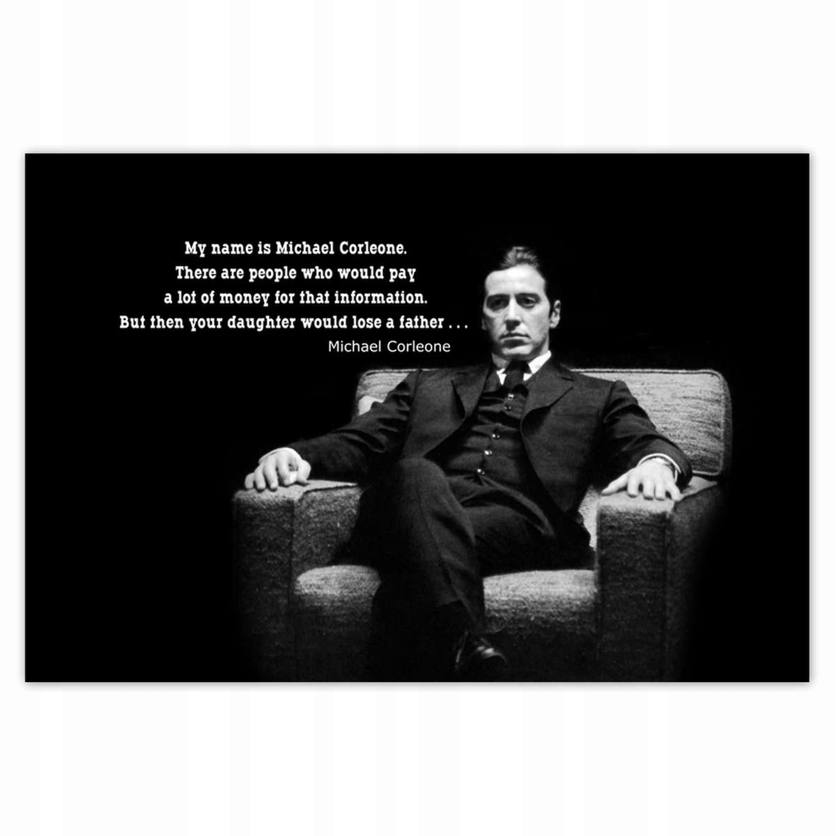 Plakáty 200x135 Citáty z kmotra