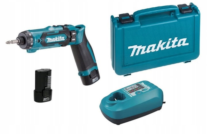 Aku Vrtačka Makita DF012DSE 7,2V 2X1,5Ah