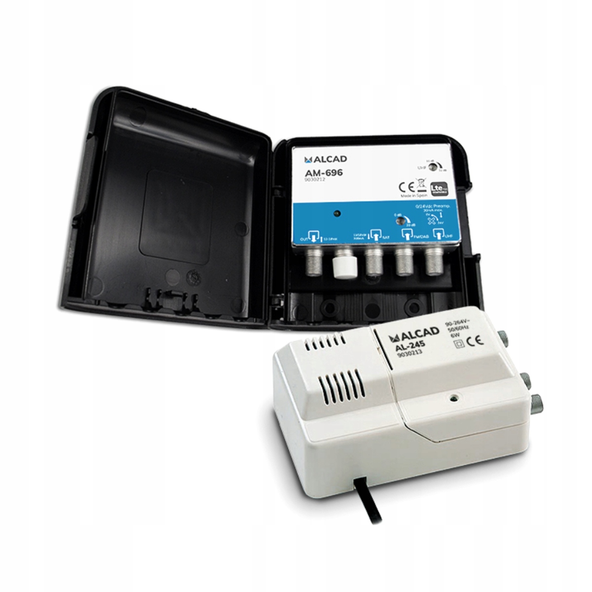 Alcad Zestaw Kit BO-696 12V 32dB Uhf+vhf/fm+sat