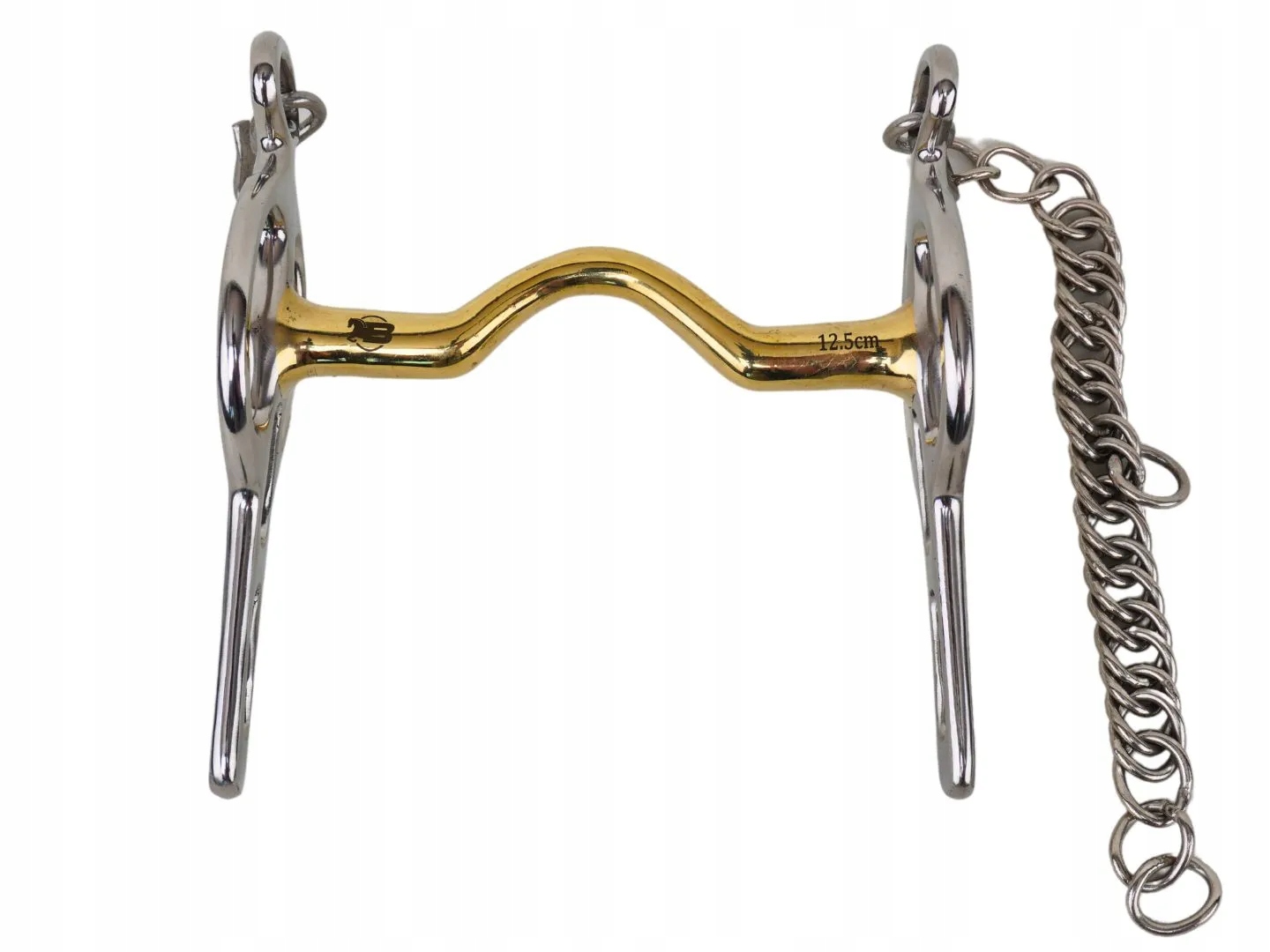 Wędzidło zaprzęgowe Liverpool Argentan Balotade 14,5 cm