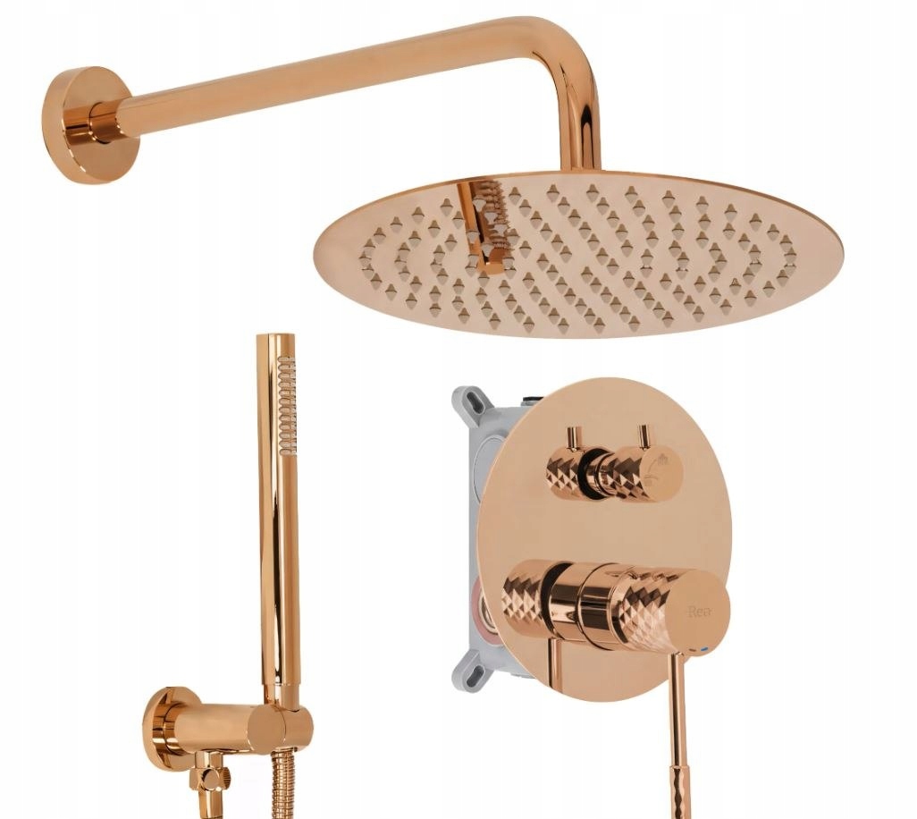 Sprchová Sada Podty Lungo Diamond Měď Box
