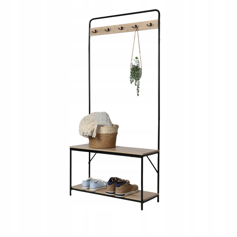 Věšák s botníkem, předsíňová stěna, Colorado, 80x30x170cm