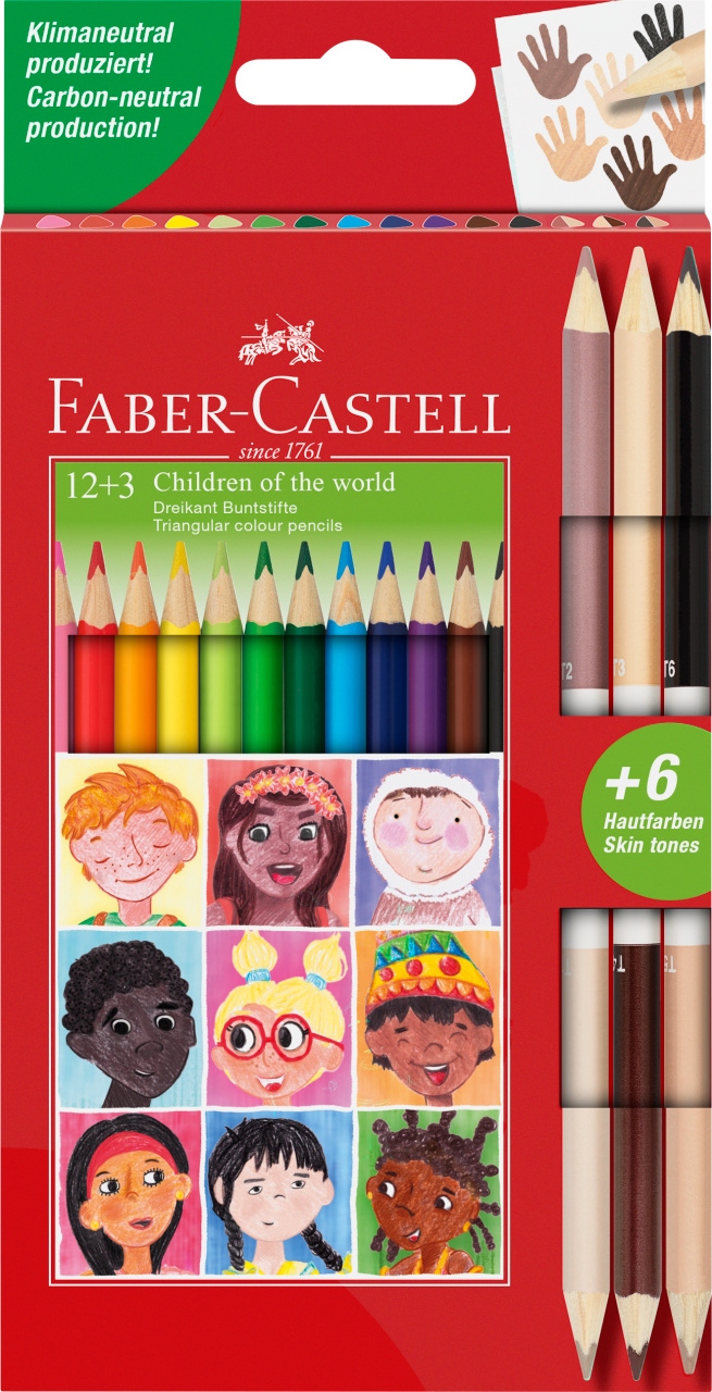 

Kredki Trójkątne Children 12+3 kol Faber-castell