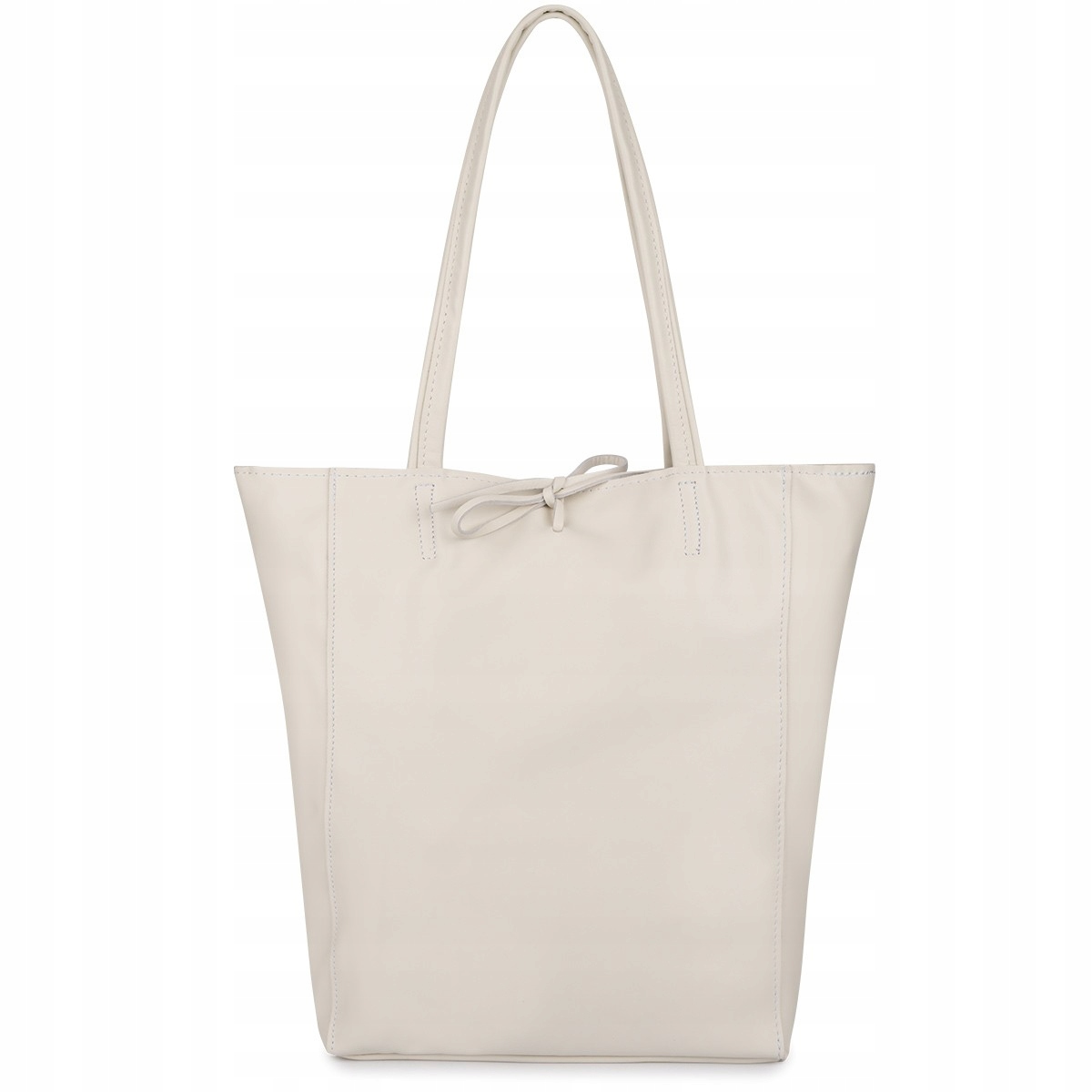 Kožená dámská taška shopperka prostorná A4 přírodní italská kůže