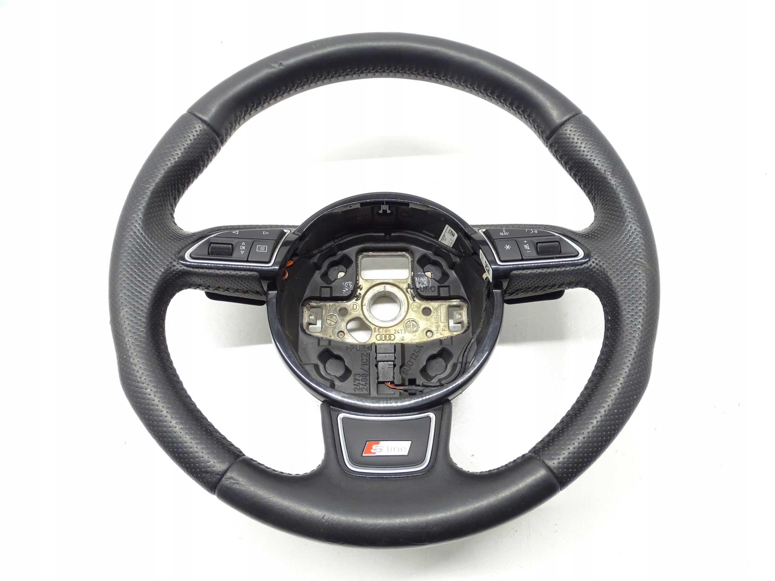 steering wheel, leather MULTIFUNKCJA with shifting SLINE AUDI Q3 8U 8U0419091S