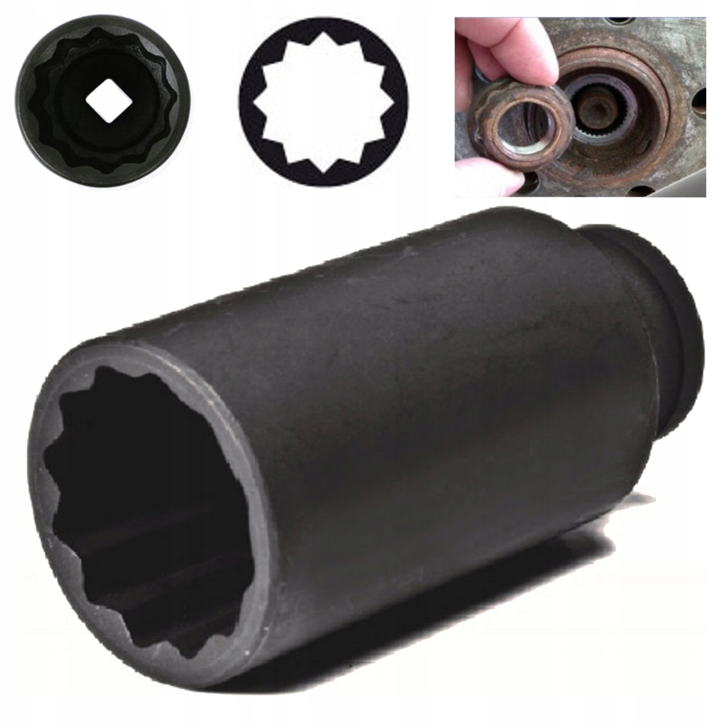 Nasadka Udarowa Piasta Vw Skoda 12 Kątna 1/2' 36mm