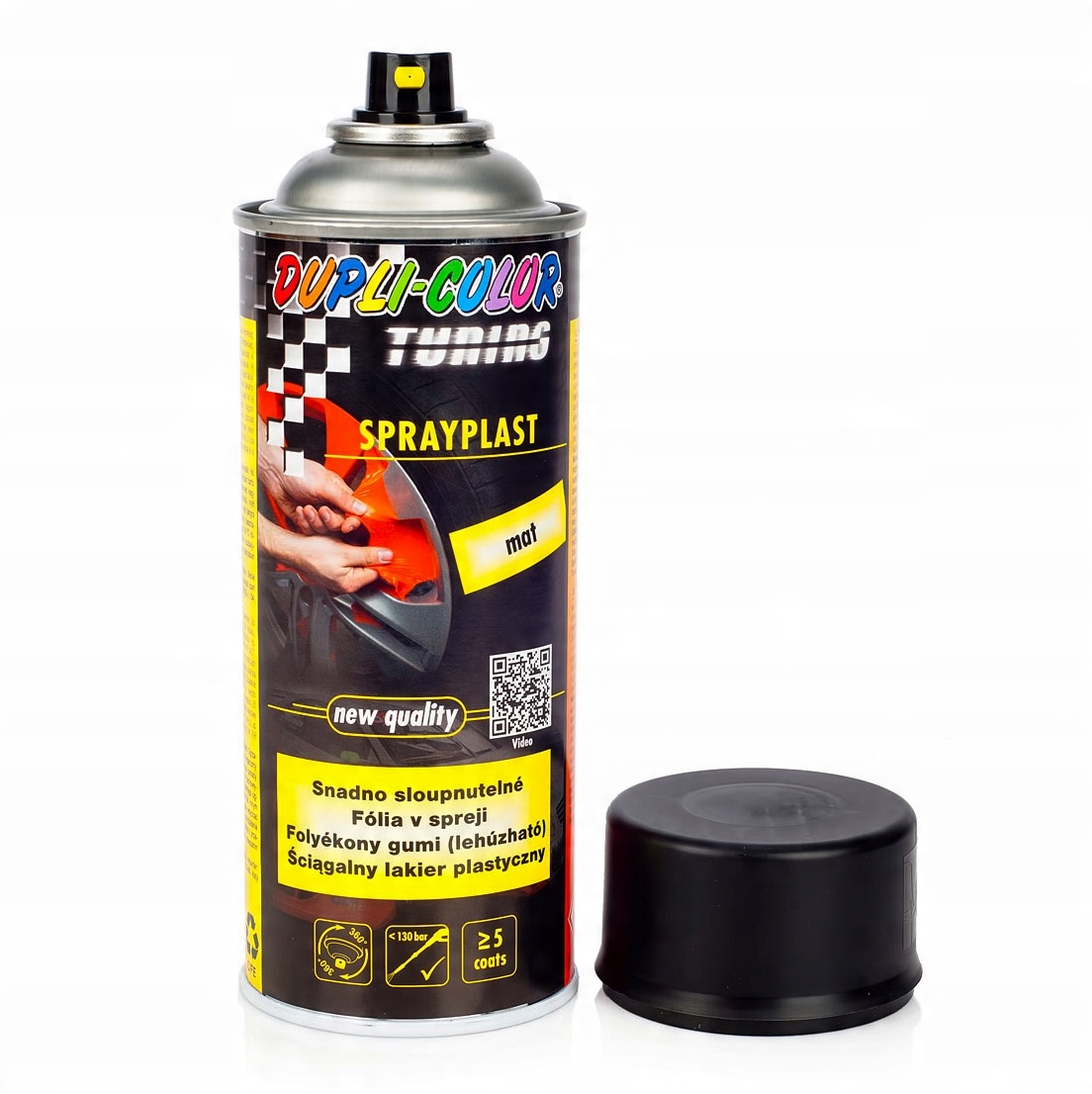 

Sprayplast Guma Folia W Sprayu Czarny Mat 400ml