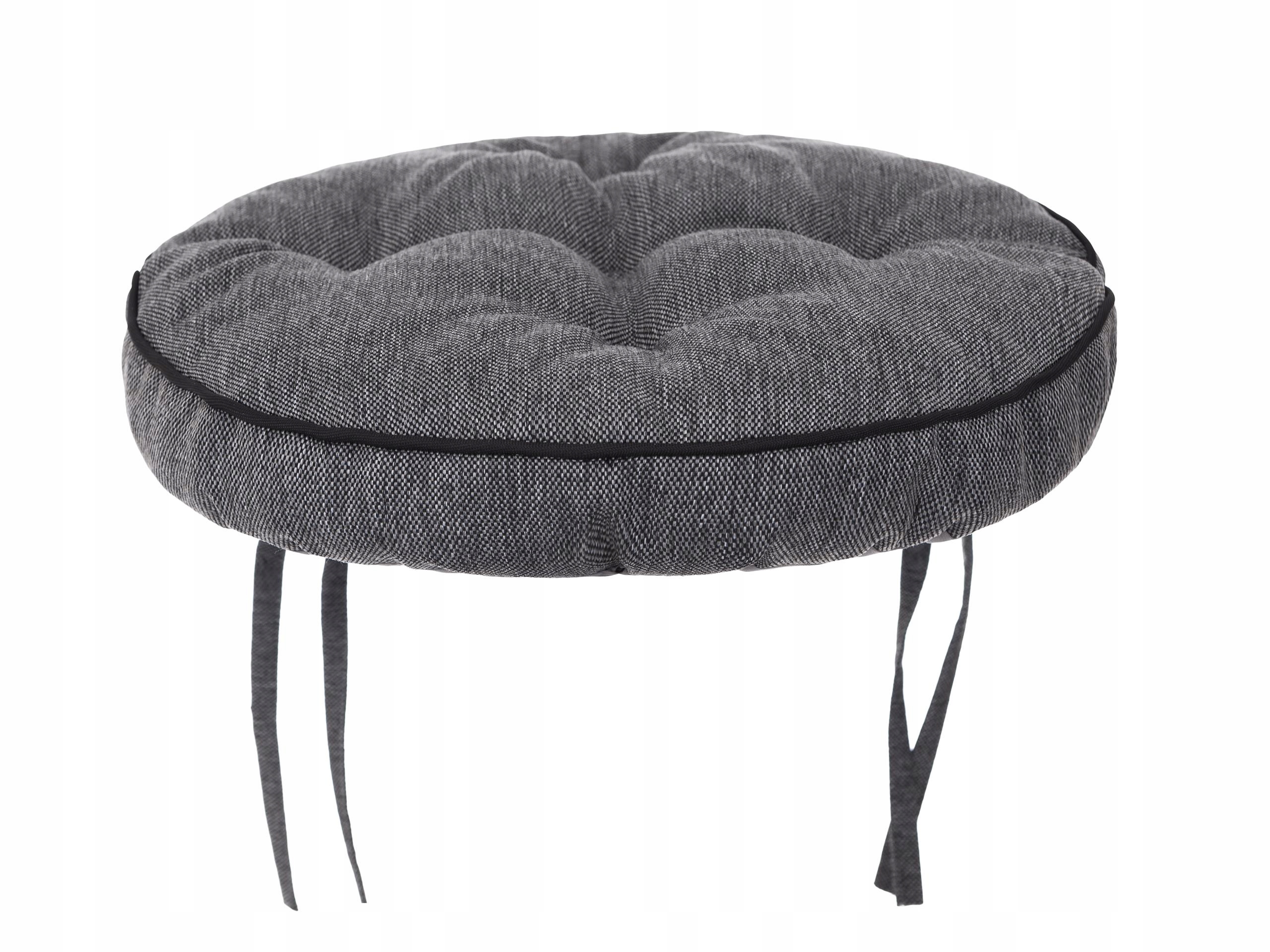 Polštář kulatý na židli, vázaný, 38 cm