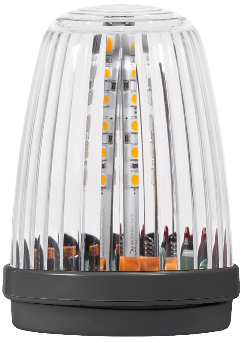 Lampa Kohout Led pro bránu Bezbarvá signalizační blikačka s 433MHz anténou