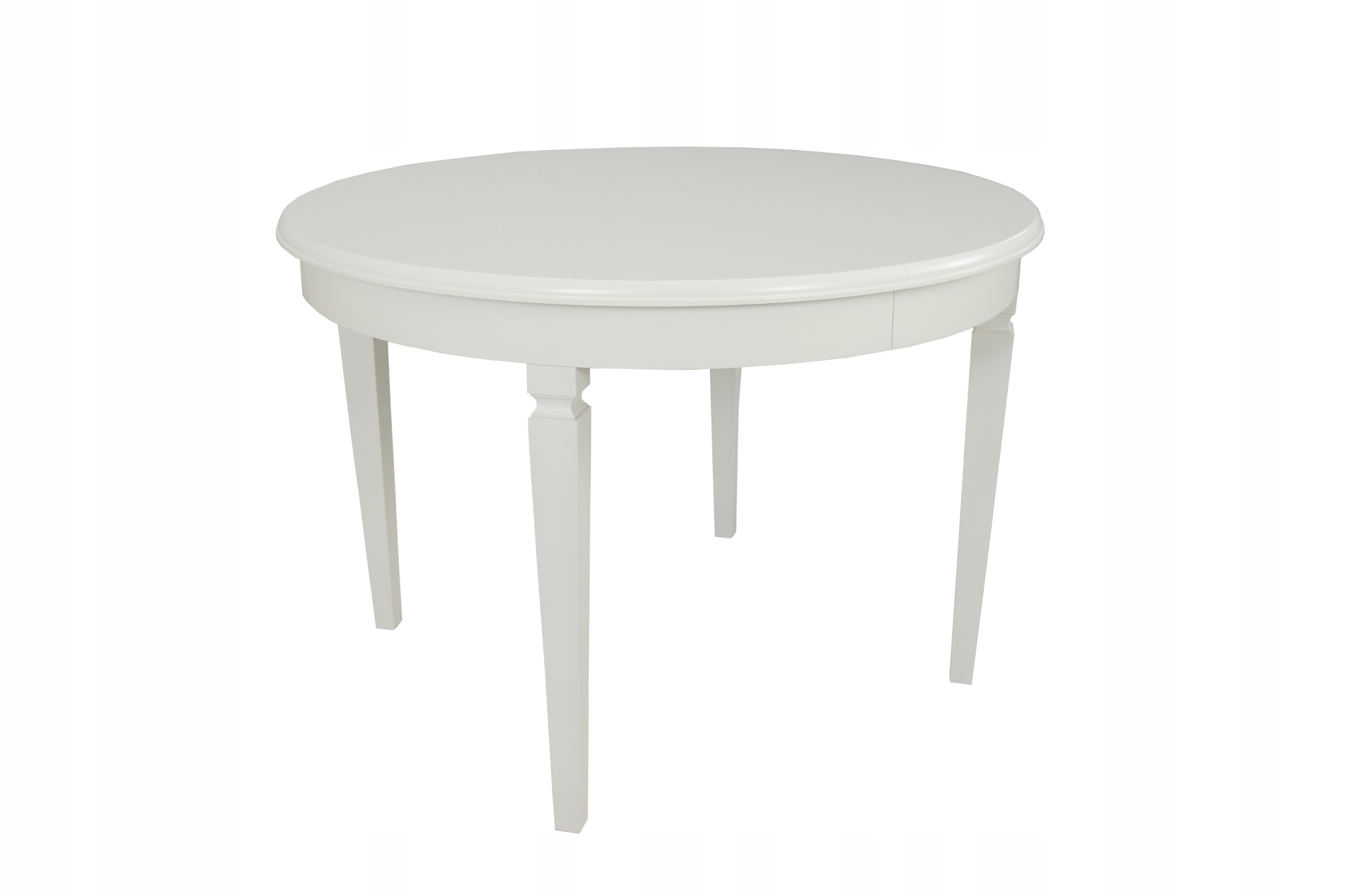 Zestaw 6 krzeseł i okrągły stół 110/210cm Długość stołu 110 cm