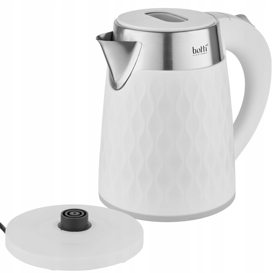 Czajnik Elektryczny Biały W Romby Botti James 1,7 L