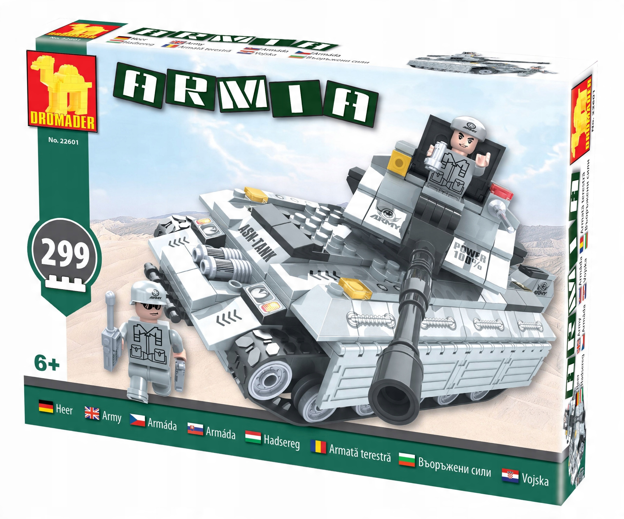 

Klocki Dromader Armia Czołg Asn 299 El. 22601