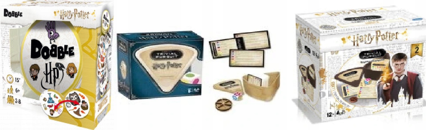 Dobble Trivial Pursuit Harry Potter część 1+2