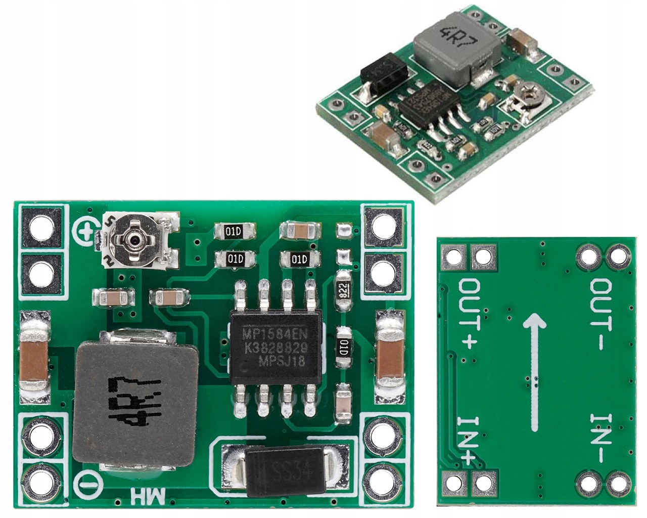 MIKRO Przetwornica 3A regulator napięcia MP1584 Kod producenta 03743