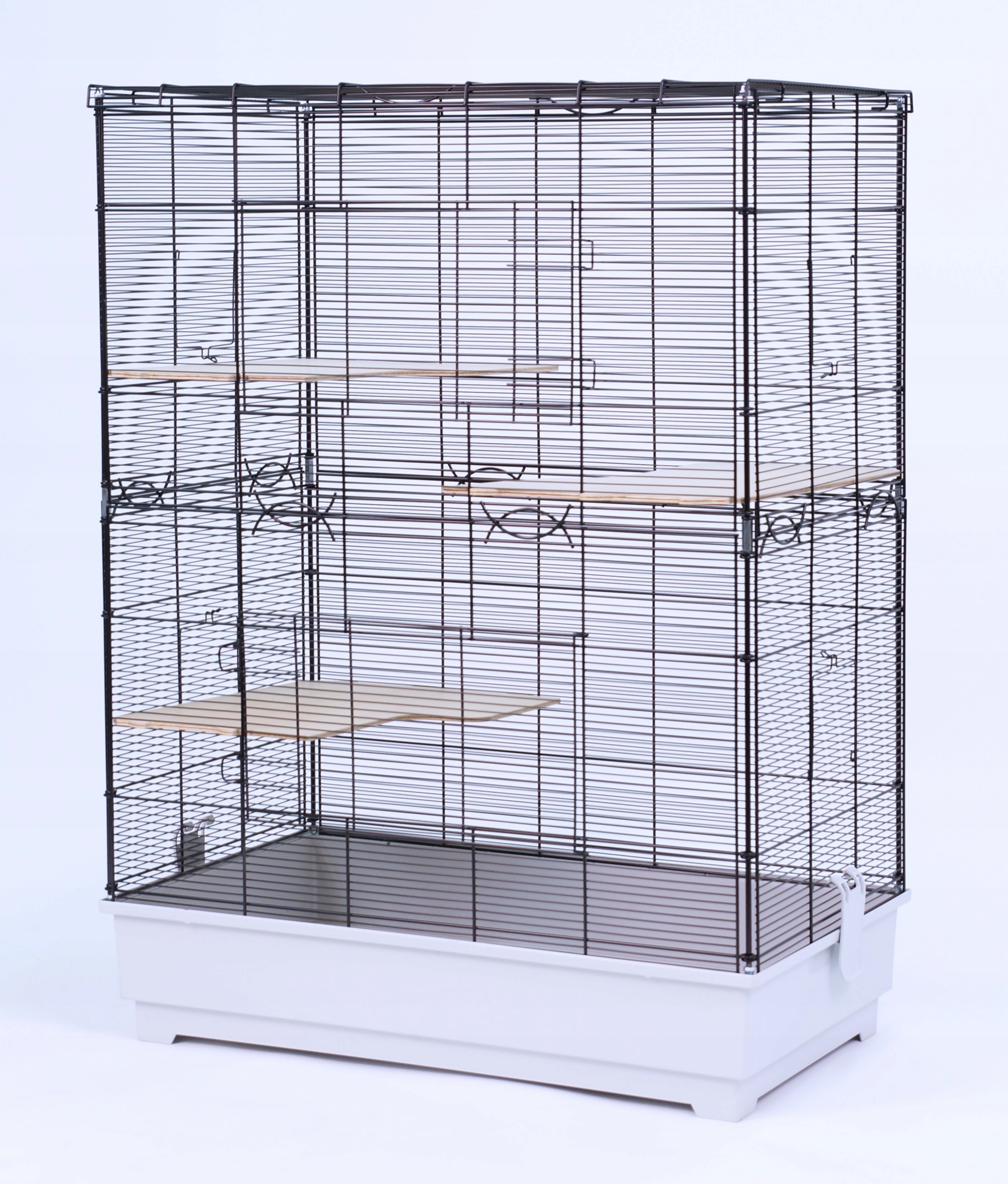 Duża klatka dla szynszyli, koszatniczek, szerokość 76 cm, wysokość 100 cm