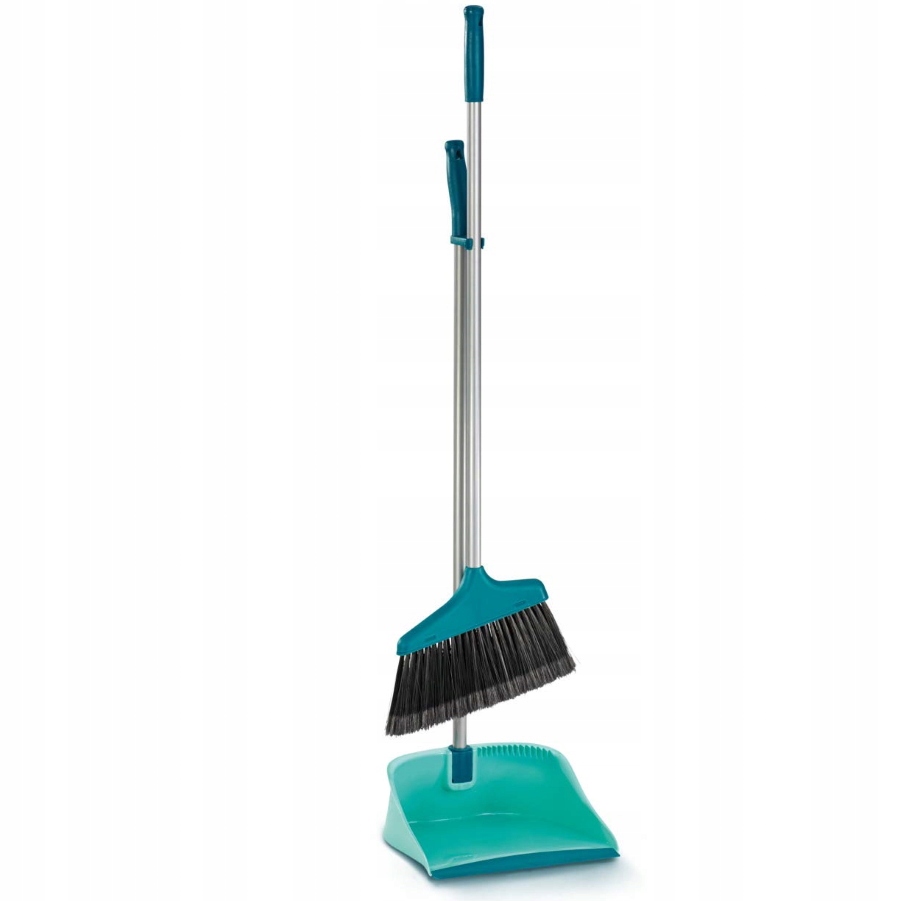 Levně Univerzální sada s tyčí a otevřenou lopatkou Leifheit 41404 tyrkysová