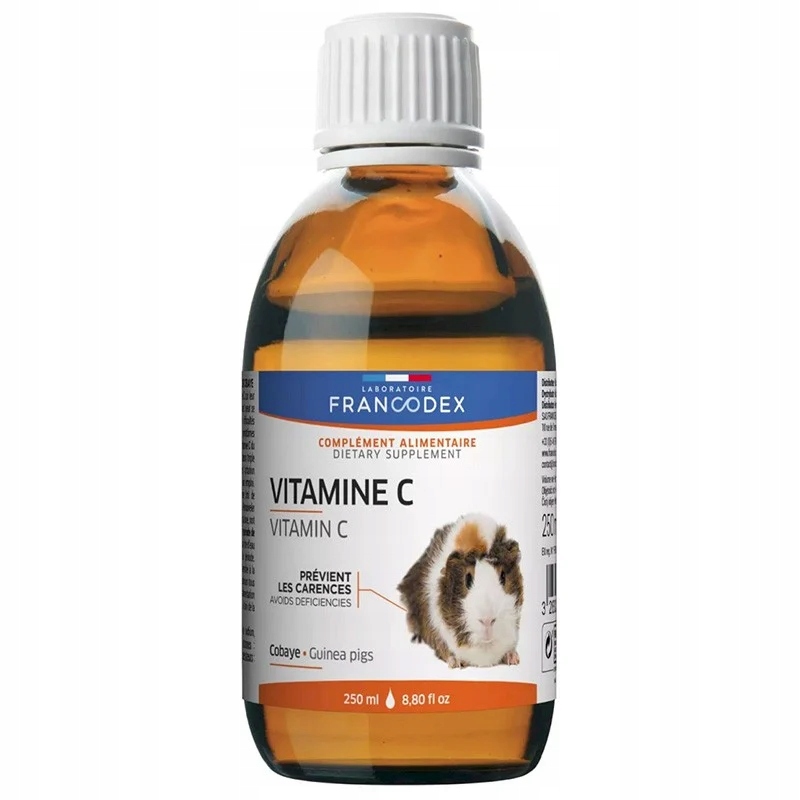 Levně Vitamín C Pro Morče Doplněk Stravy Kapky Imunita 250 ML