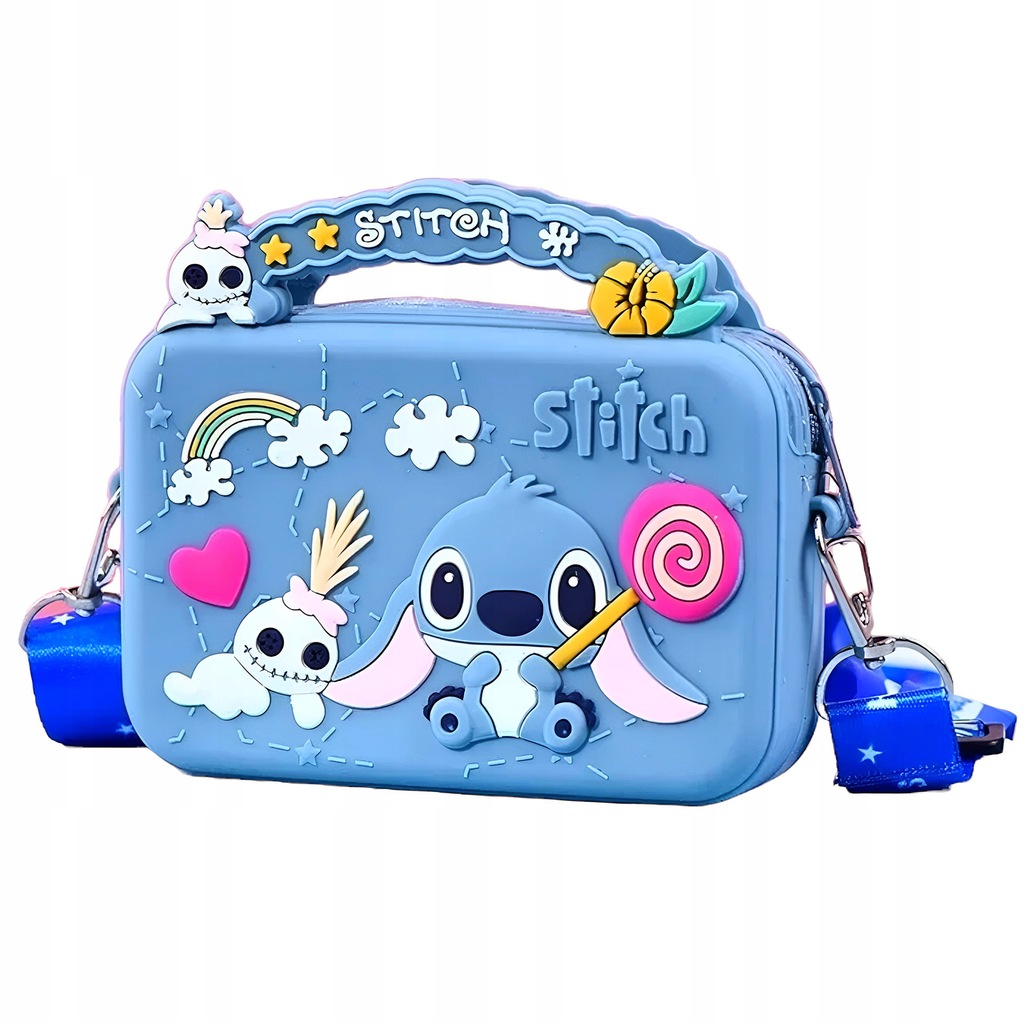 TORBA SILIKONOWA STITCH MODNA NA RAMIĘ PREZENT DLA DZIEWCZYNKI