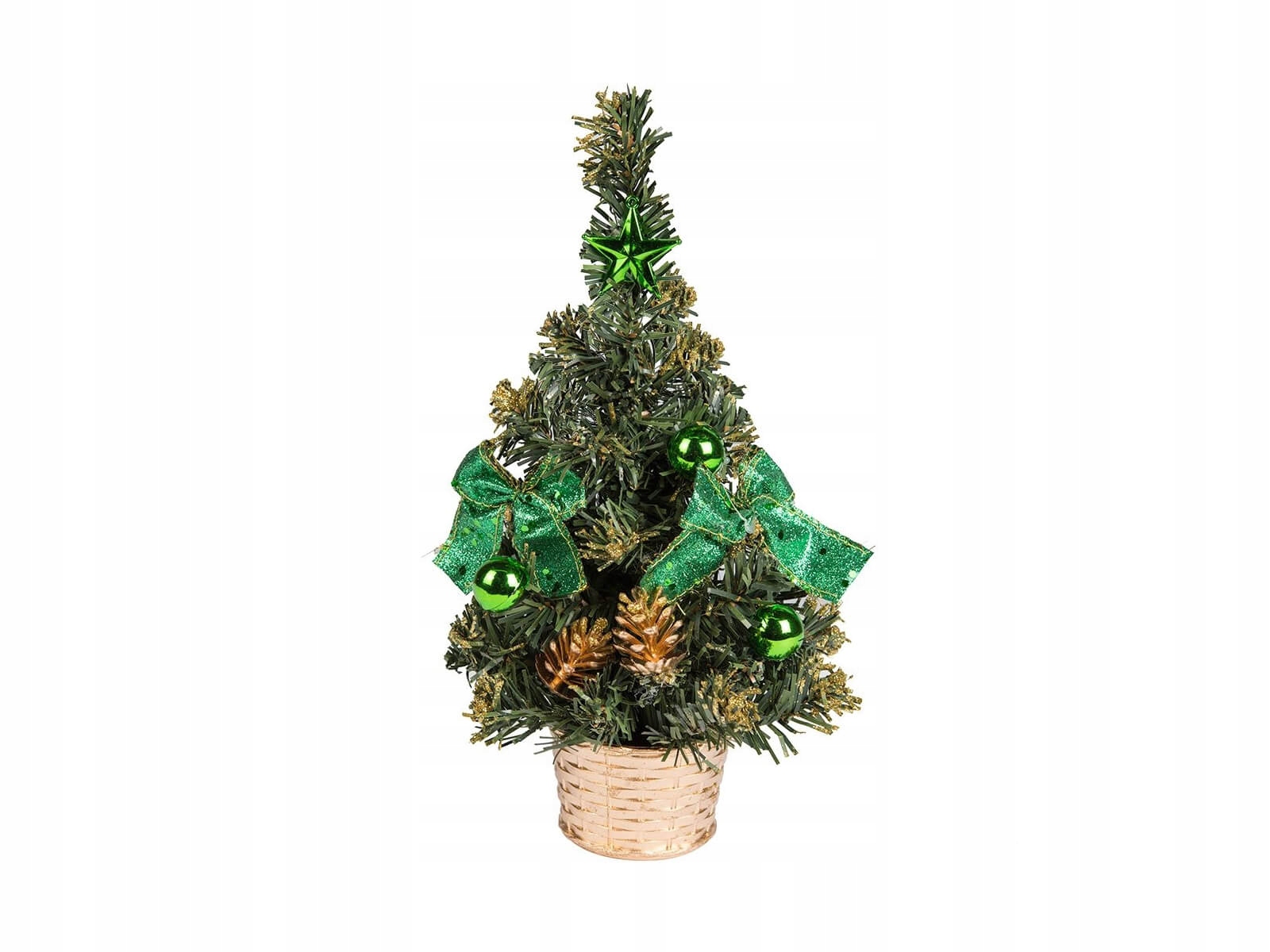 

Dekoracja Choinka zielona na Boże Narodzenie 25cm