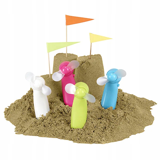 MAŁY LEKKI WENTYLATOR WIATRAK KIESZONKOWY 2 x AA Model inny