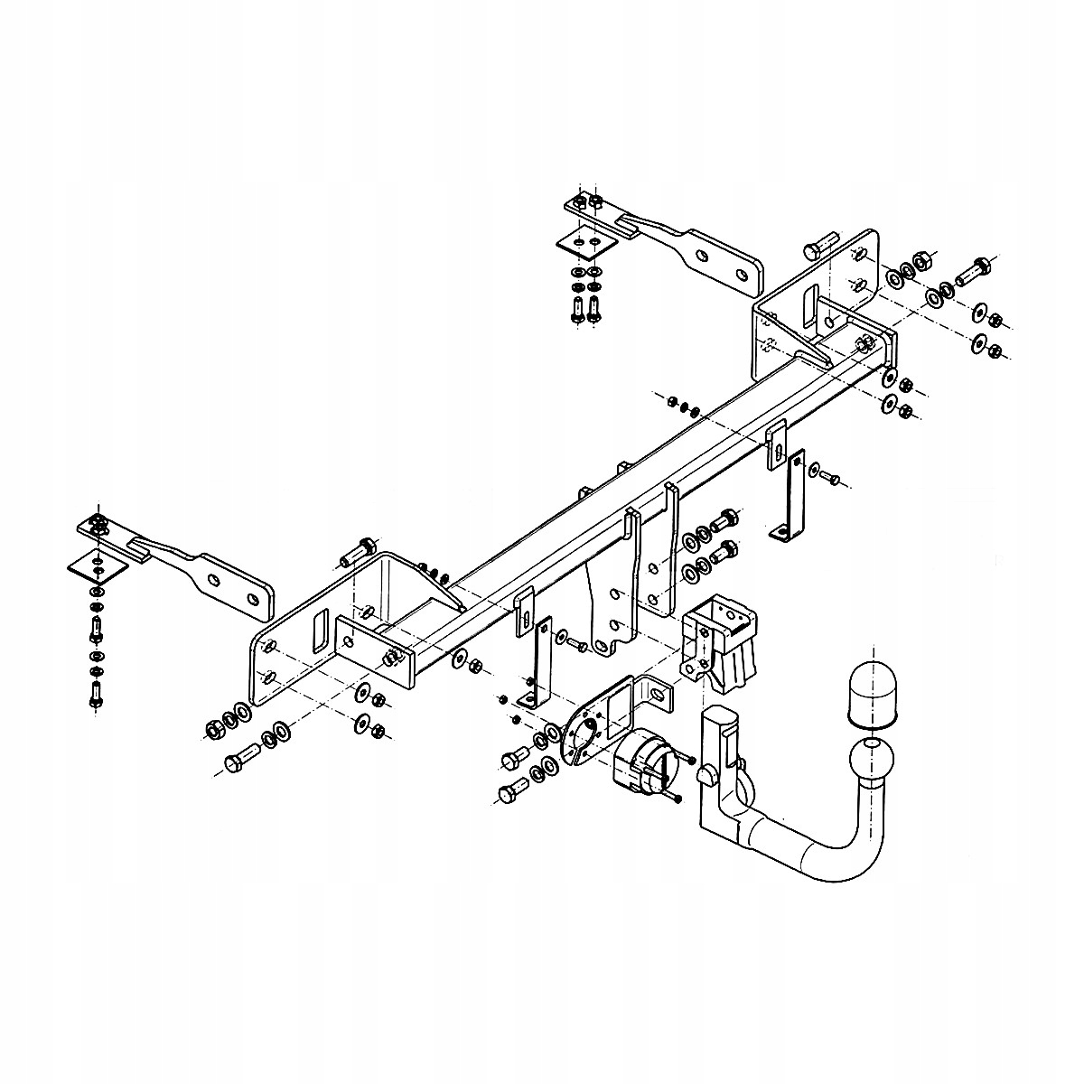 Hak Wypinany do Fiat Panda 4x4 III 3 HTB od 12 MODUŁ WIĄZKA 13 PIN GRATIS Producent Steinhof