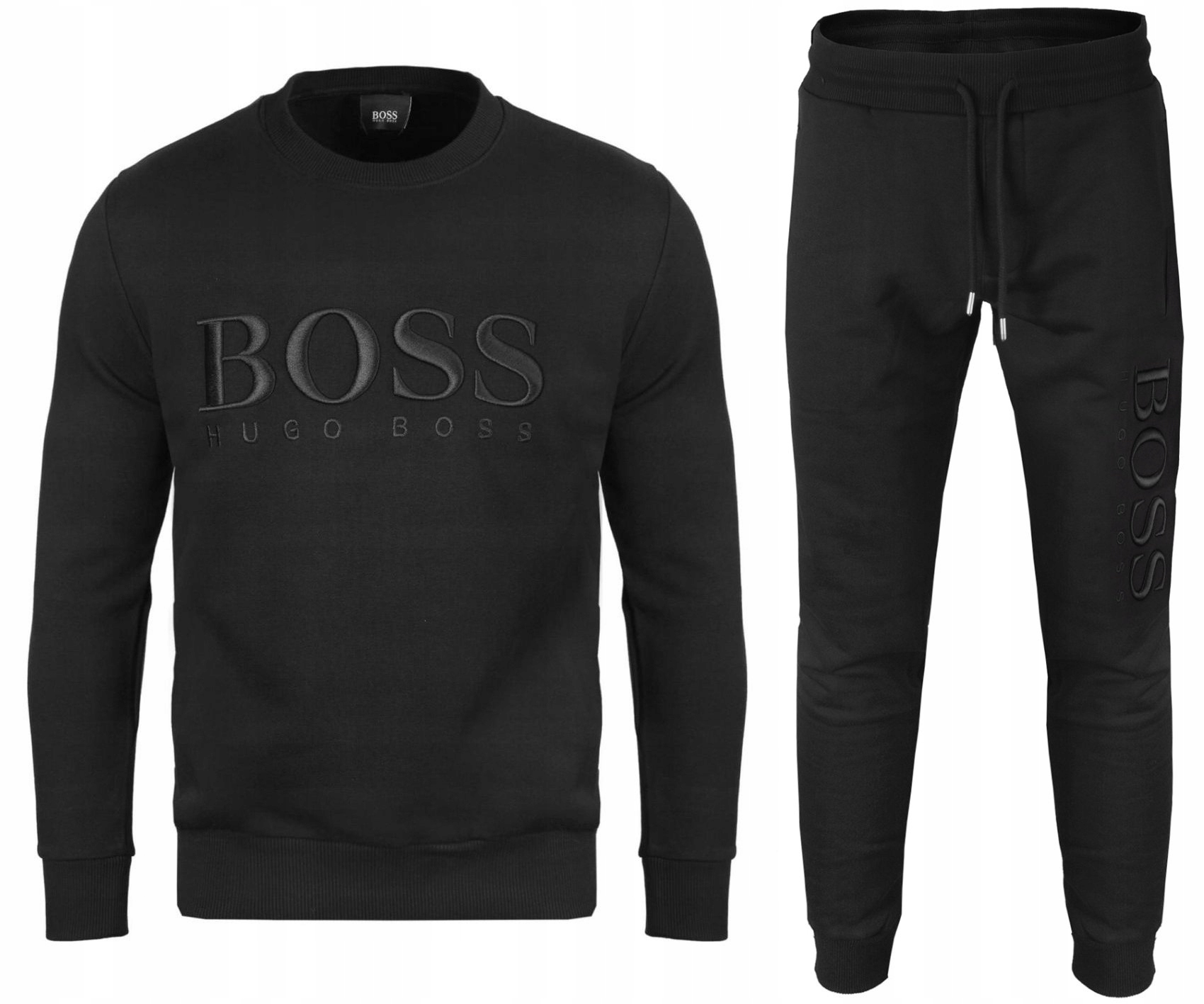 

Hugo Boss Dres Spodnie Bluza Logo Haftowane /XXL