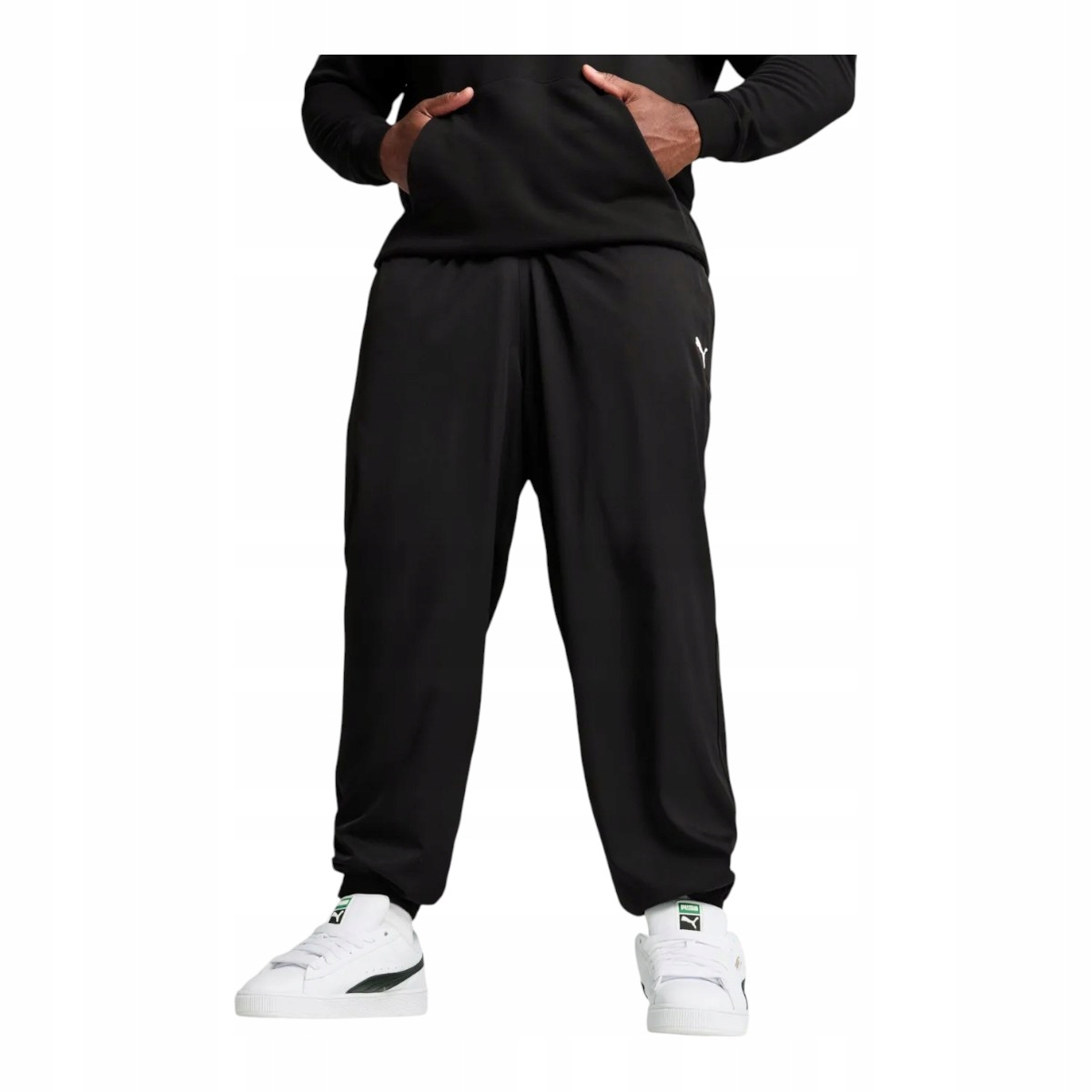 Puma Spodnie Dresowe Męskie Ess Woven Pants Puma Czarne r.L