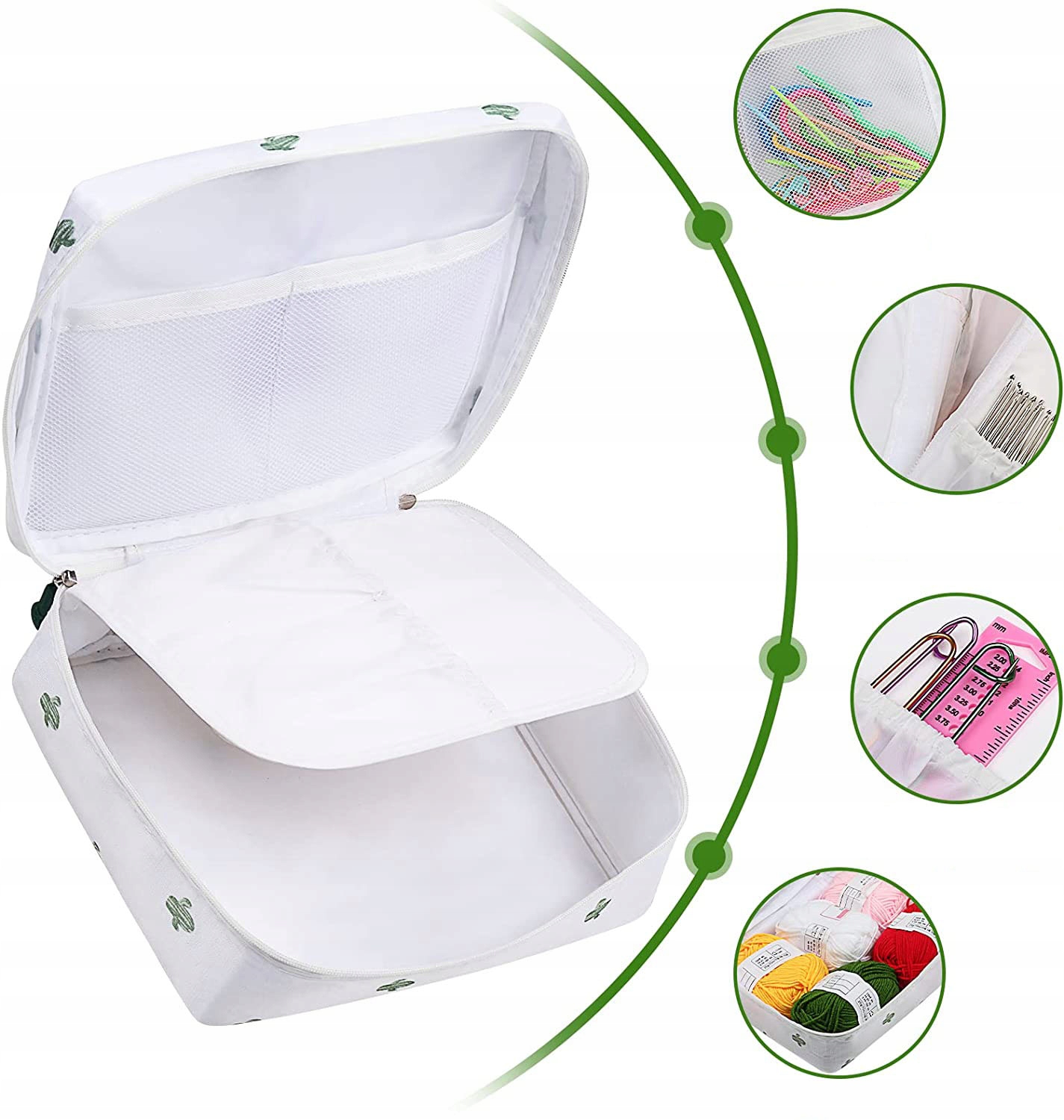 ZESTAW DO SZYDEŁKOWANIA 0,6-6mm SZYDEŁKO ETUI Marka bez marki