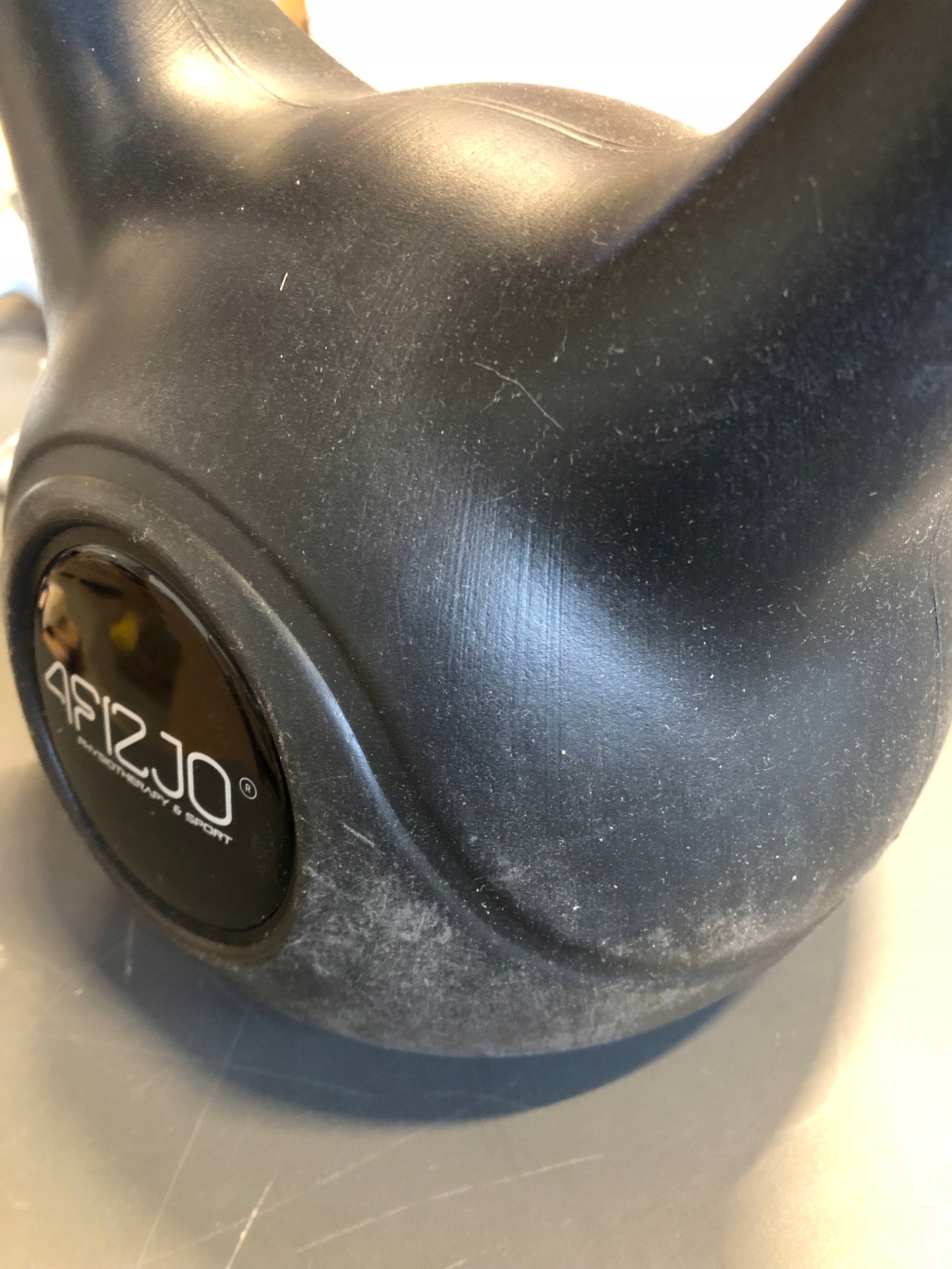 Kettlebelle 4FIZJO 6 kg czarny Model 6KG