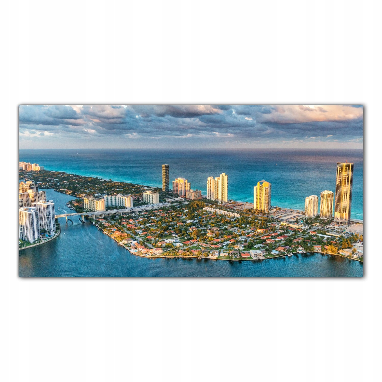 Miami Ocean Krajina 140x70 Panel sklo do kuchyně