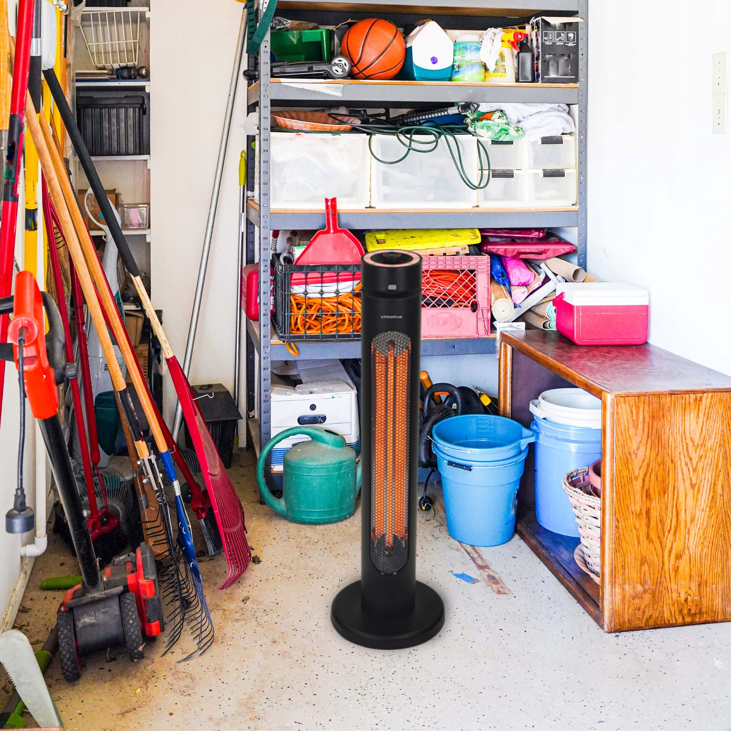 Promiennik podczerwieni ciepła 8 poziomów pilot 2kW timer AURA IR tarasowy Moc 2000 W