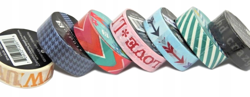 TAŚMA KLEJĄCA SAMOPRZYLEPNA OZDOBNA PAPIEROWA