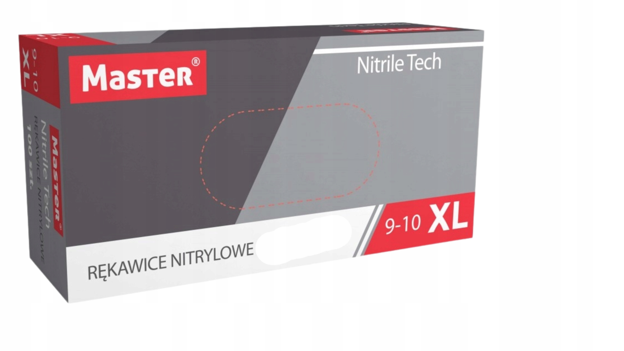 

Rękawice Master Nitryle Niebieskie XL Bezpudrowe