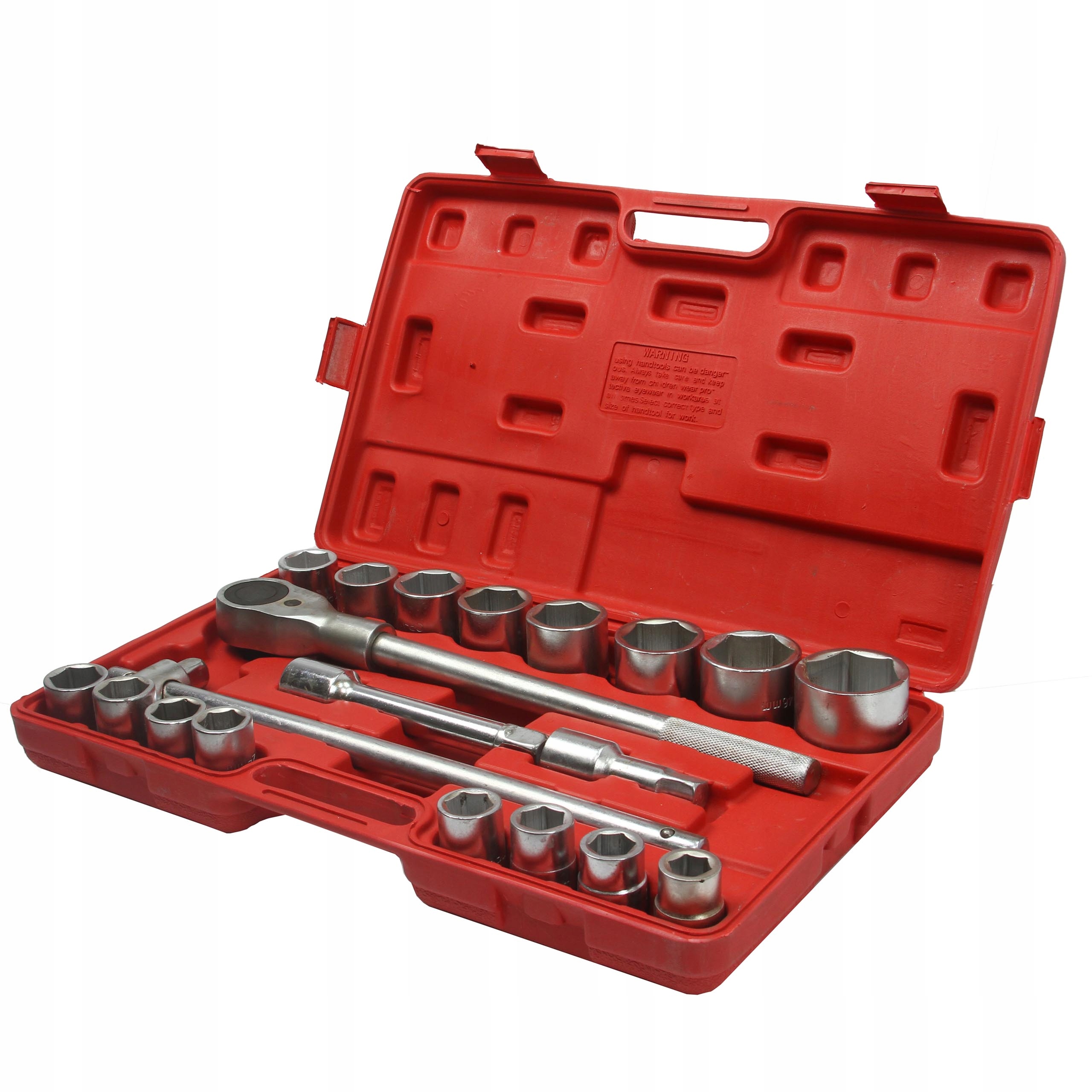 KLUCZE NASADOWE 21EL. 3/4 DUŻE NASADKI ZESTAW TIR BUS Ciągnik 6 kątne Kod producenta M58252