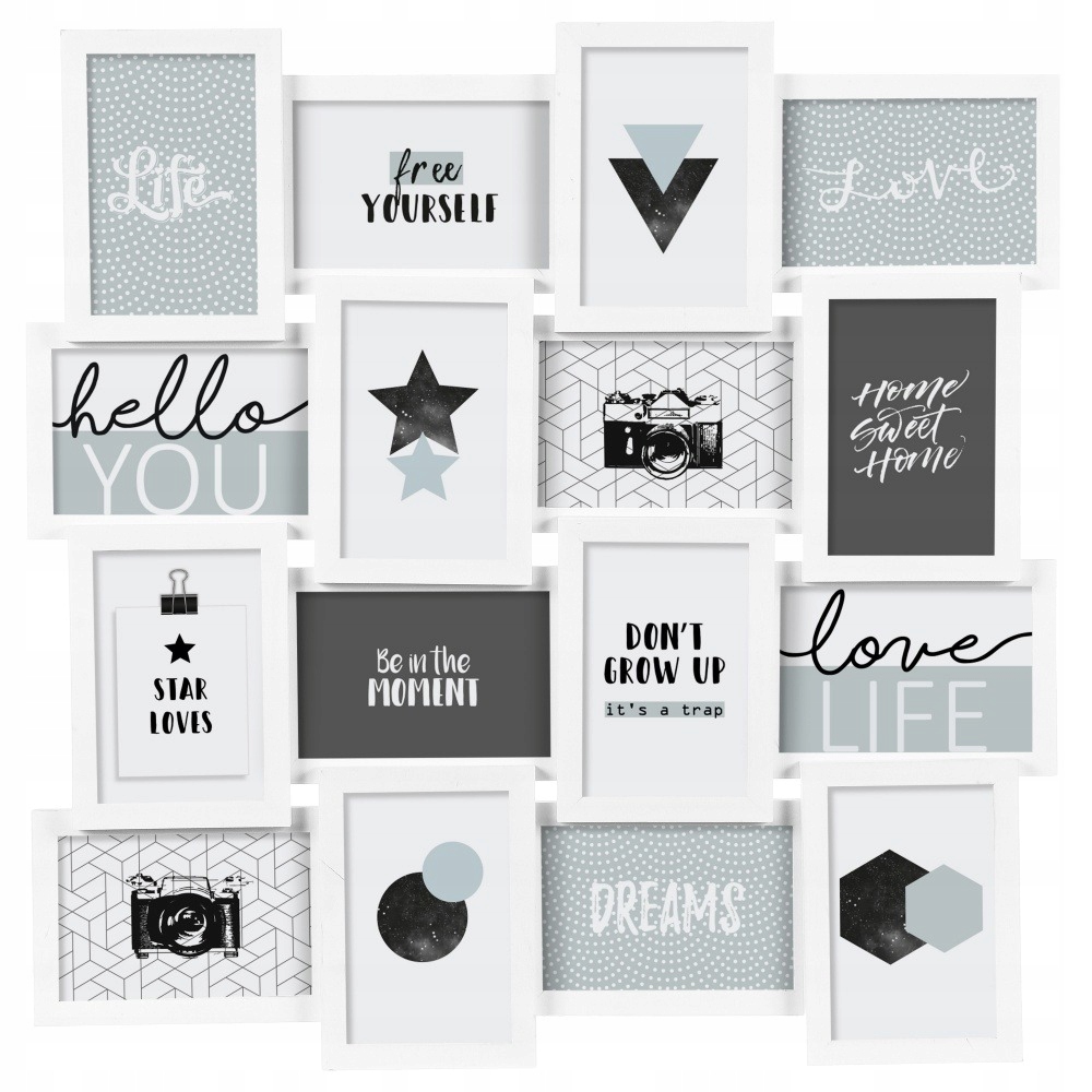 

Ramka Na Zdjęcia Ramka Na 16 Zdjęć Multirama Kolaż