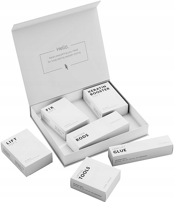 Nanolash Lash Lift Kit Zestaw do laminacji i lifting rzęs w domu Diy