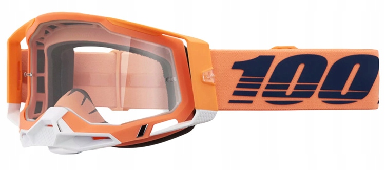 Motocyklové okuliare 100 % Percento Racecraft 2 Coral