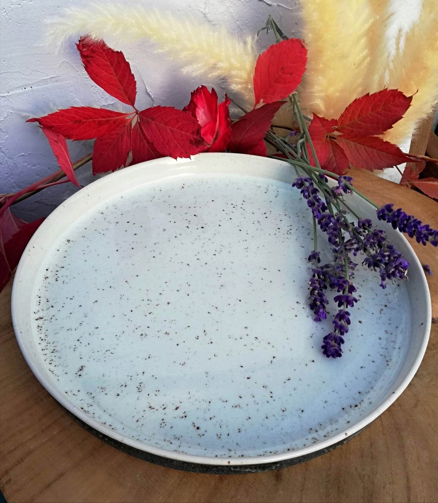 Originální Keramický Podnos Podstavec Pod Svíčky perníky vánoční Loft