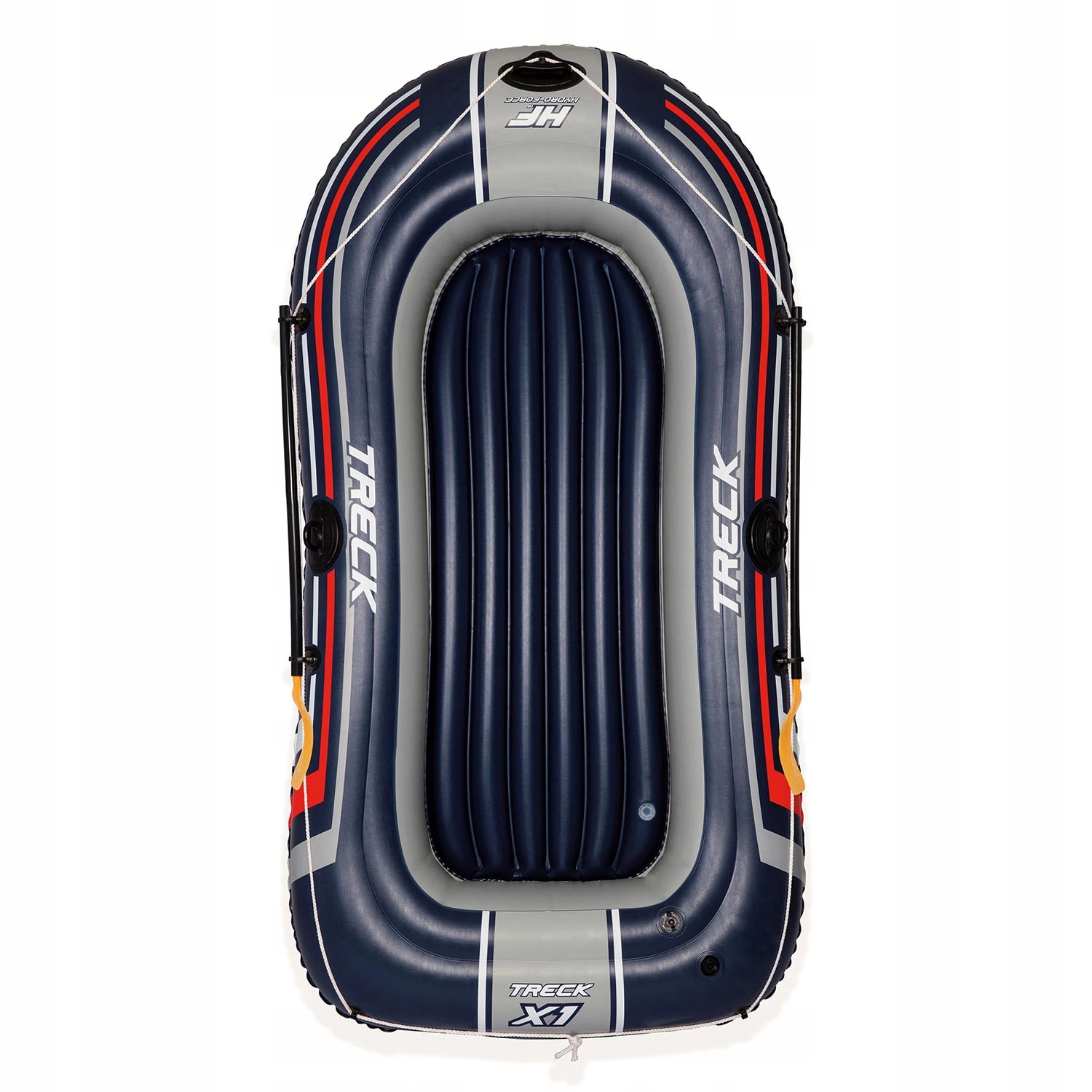 Ponton dmuchany dwuosobowy + pompka + wiosła Kod producenta 61083