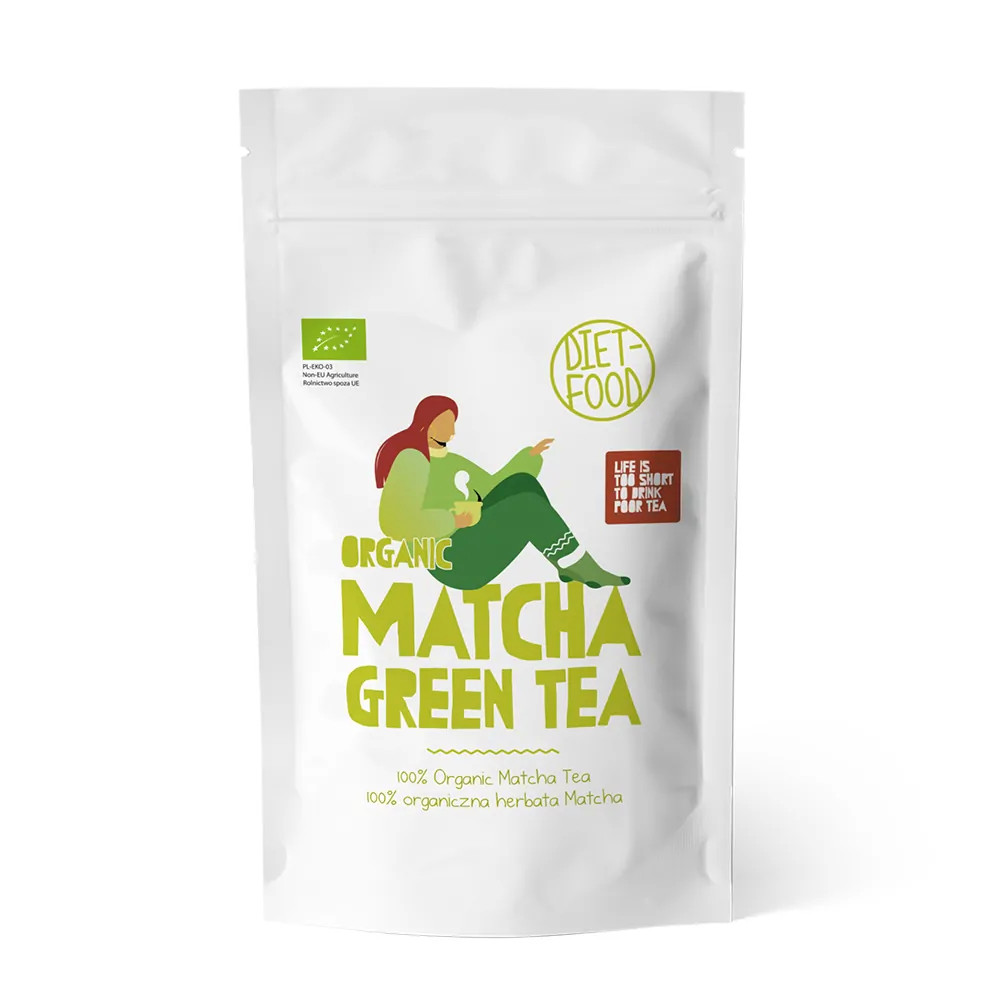 Levně Čaj Zelený Matcha Bio 100 g Diet-food
