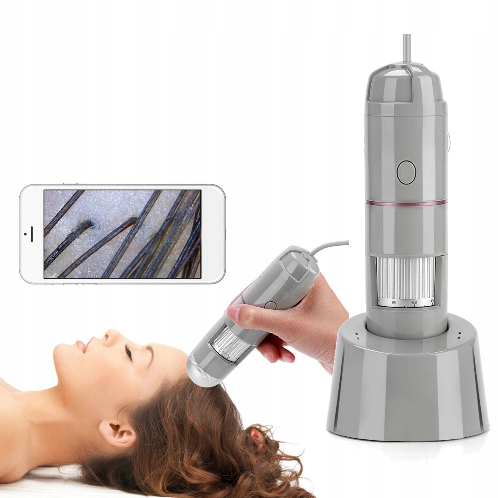 Detektor Vlasů A Analyzátor Pokožky Vlasů 5-200X