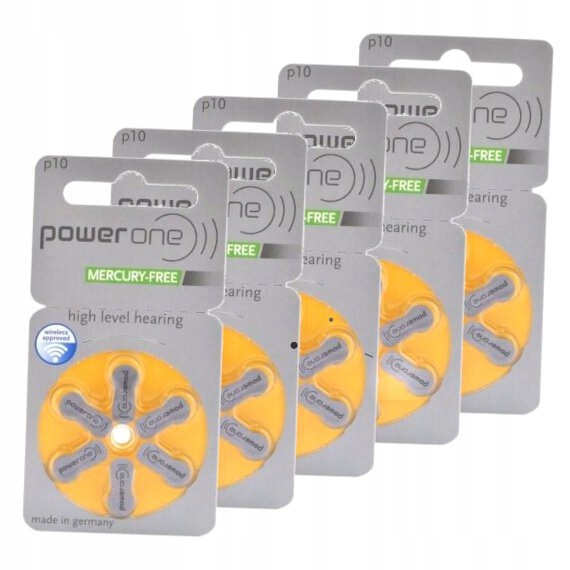 * Baterie aparatów słuchowych Varta 10 Mf 30szt