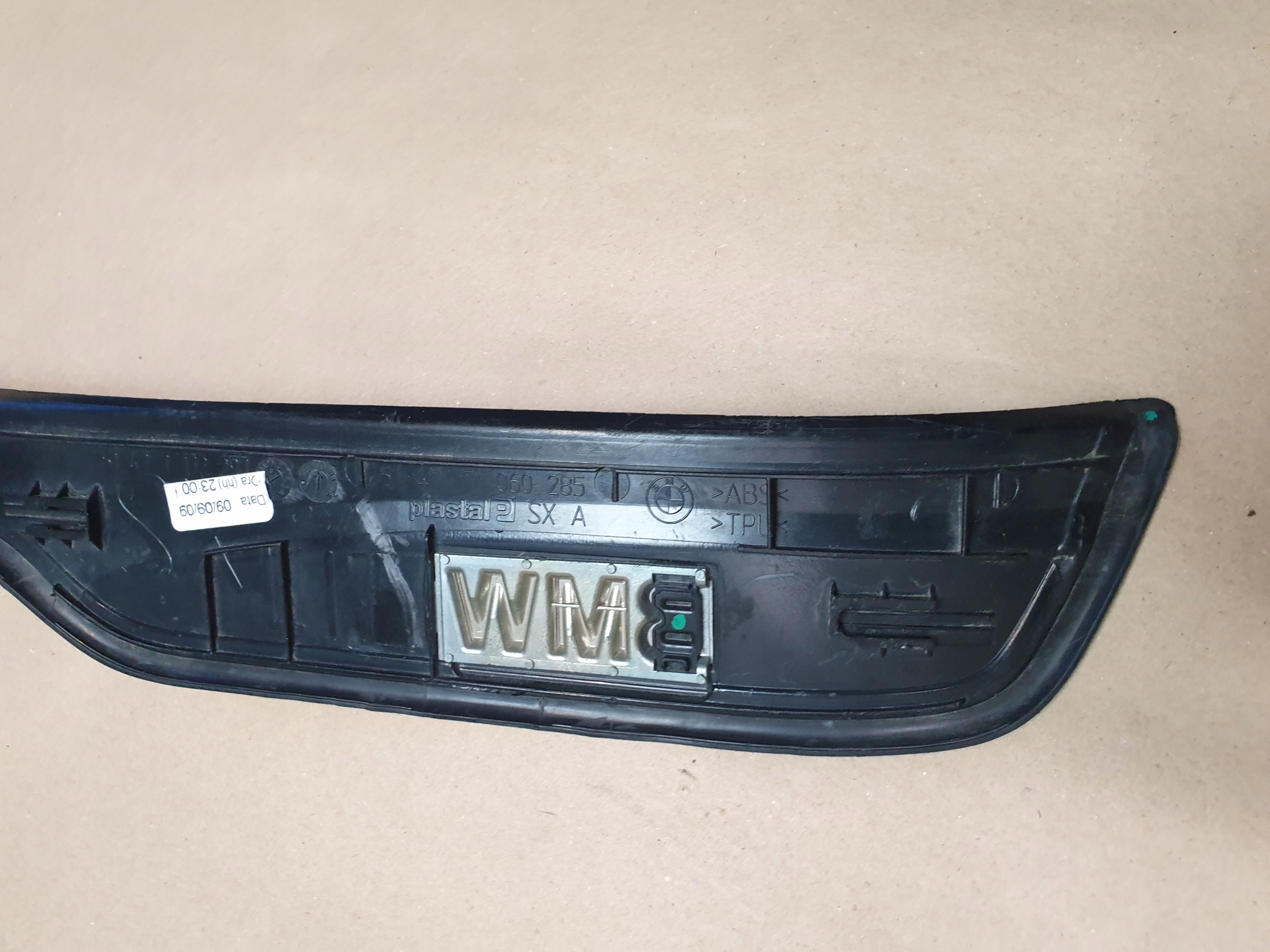 moulding threshold cap left rear part rear BMW 3 E90 E91 7172297 OE
