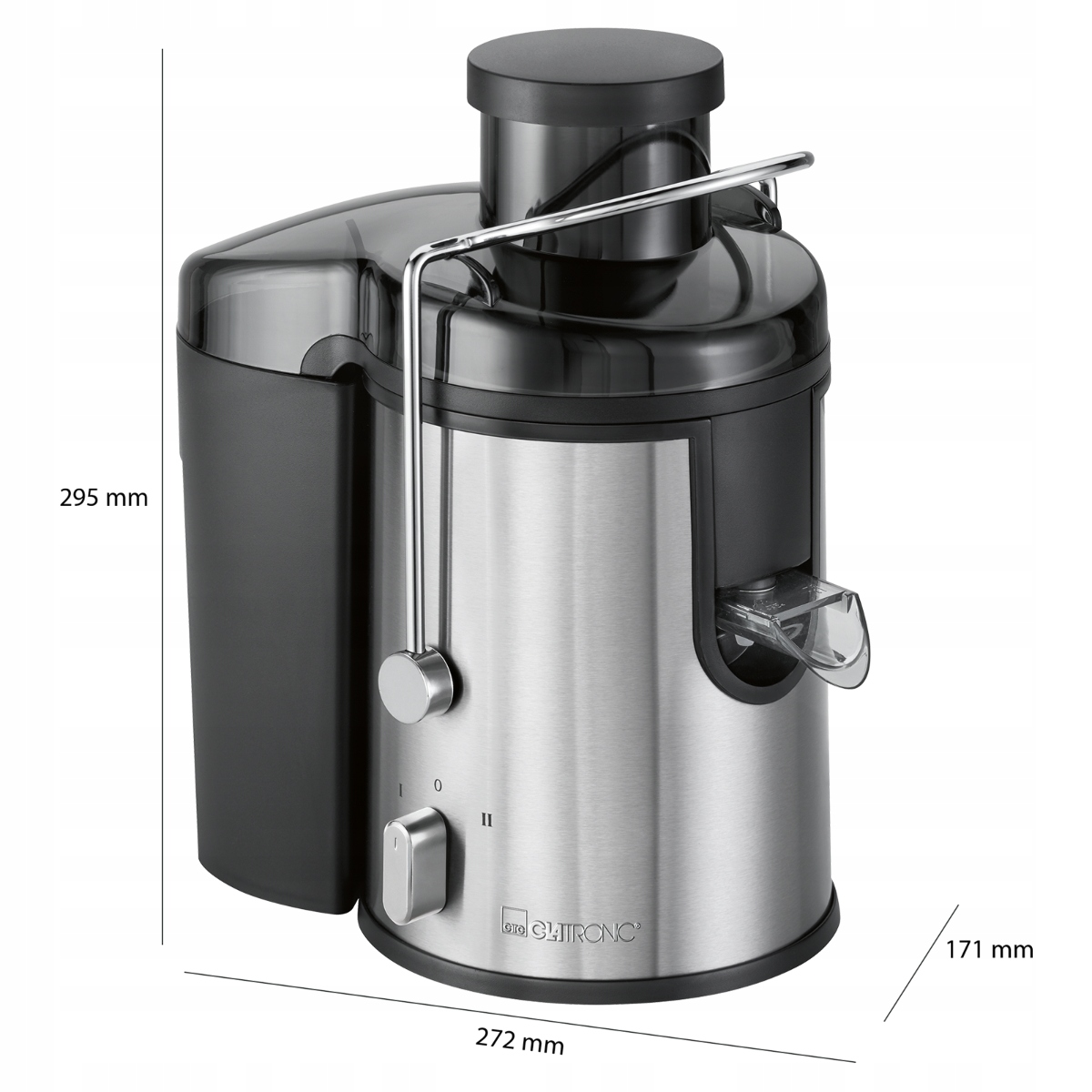 NIEMIECKA SOKOWIRÓWKA SOKOWNIK METALOWA INOX CAŁE OWOCE CLATRONIC Moc 400 W