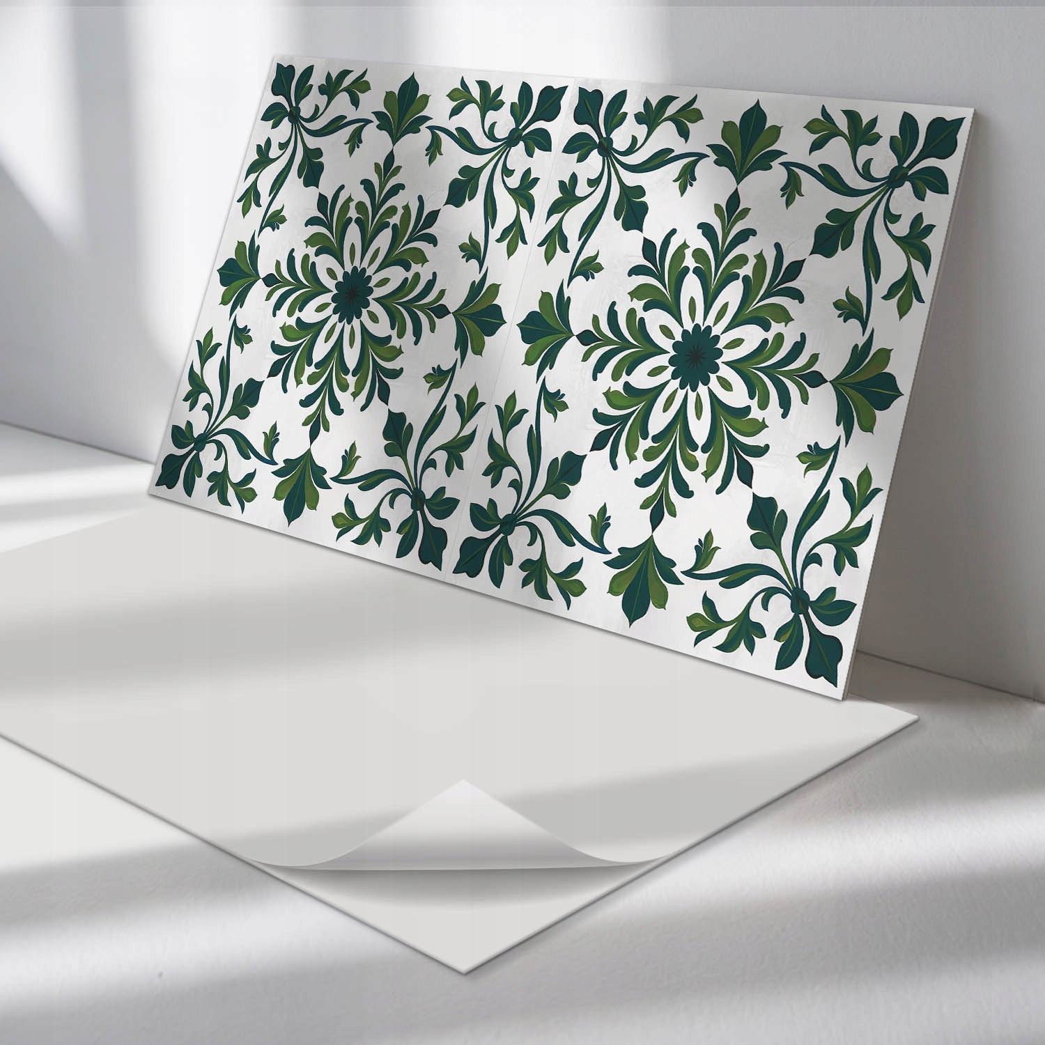 Balíček nástenných vinylových panelov Rastlinný vzor s ornamentami 6x60x30 cm