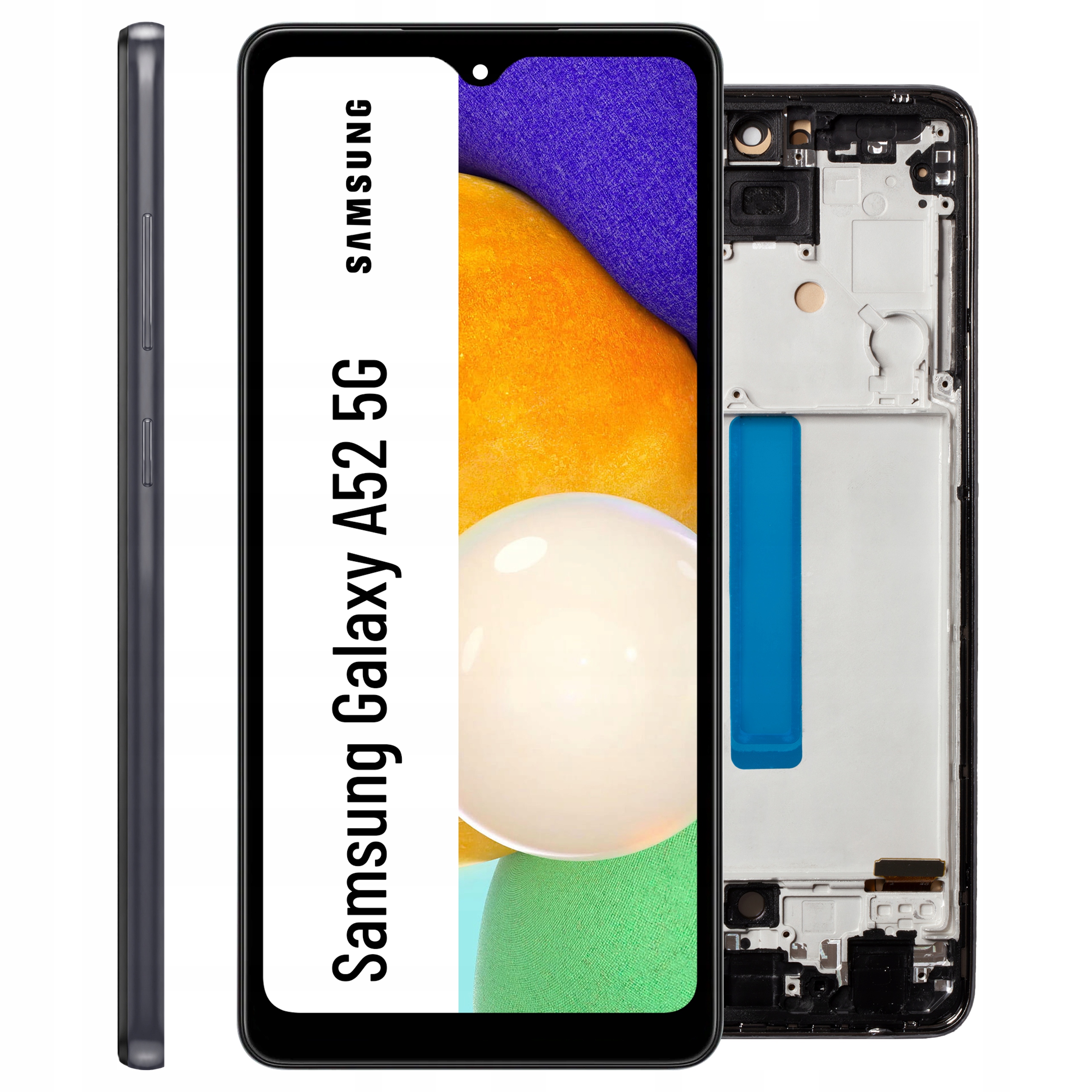 SM-A526W SM-A5260 LCD pro Samsung A52 5G Displej Rámeček Obrazovka Oled