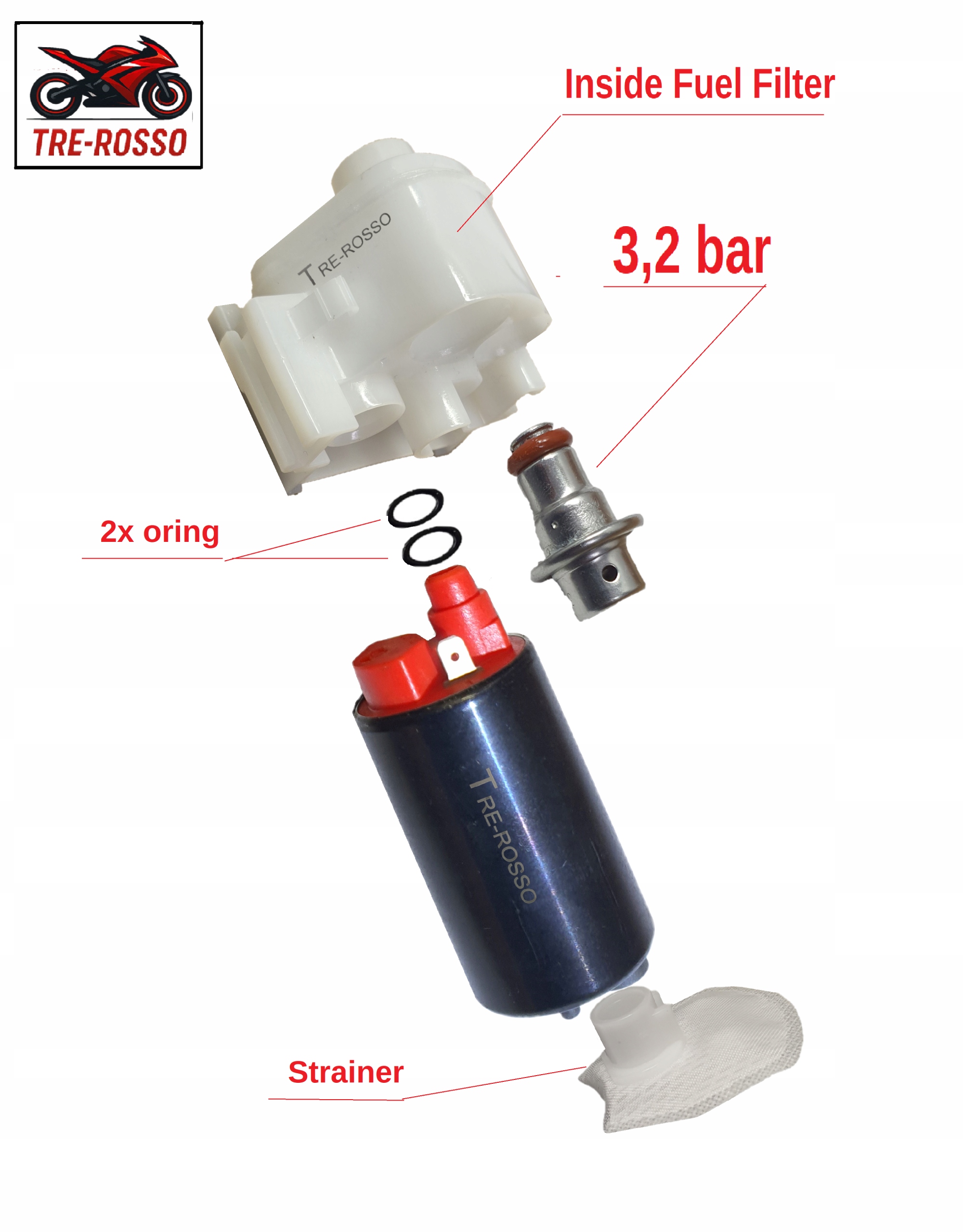 Suzuki An 400 Burgman 07-16 Čerpadlo Palivový filtr regulátor tlaku