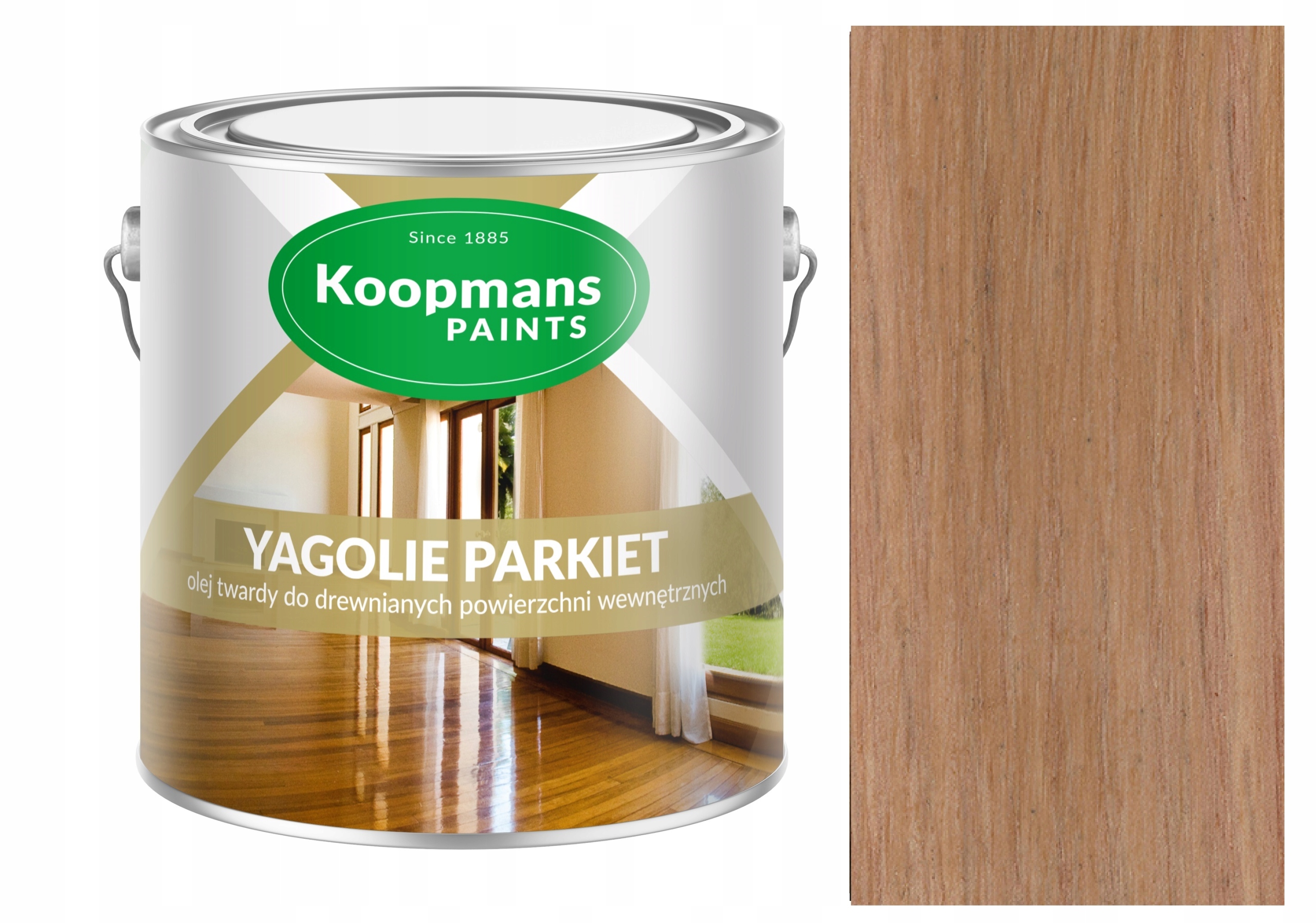 Koopmans Yagolie Parket Tvrdý Olej Na Dřevo 2,5 L Přírodní Bezbarvý 080