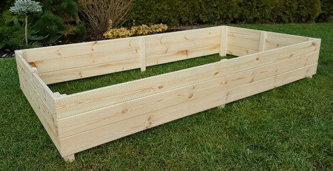 WARZYWNIAK ZIELNIK INSPEKT SKRZYNIA 120x60x30 DREWNIANY EKO WYSOKI Długość (cm) 120